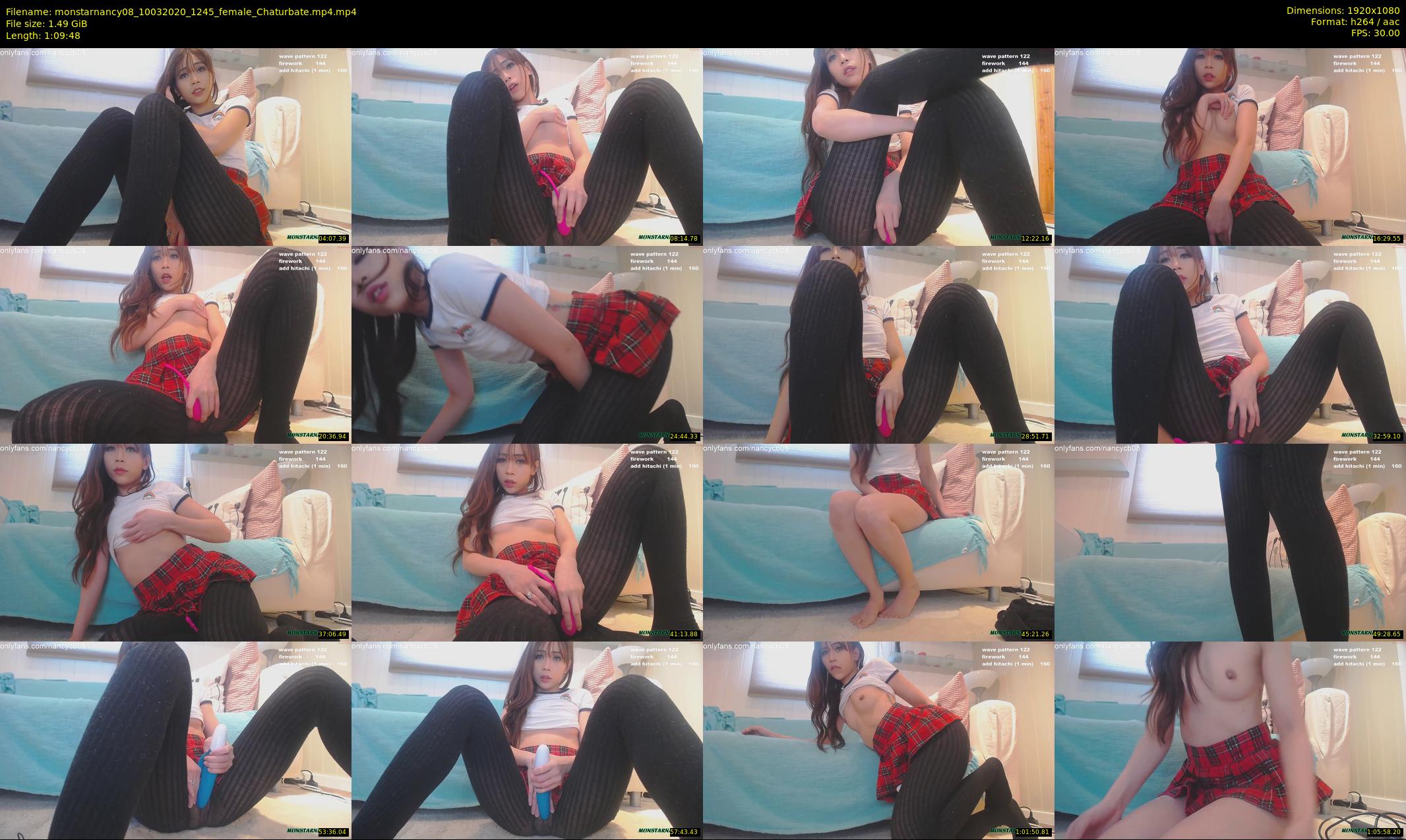 monstarnancy08 — 70 minute Chaturbate female cam show recording, 1080p, Mar 10, 2020