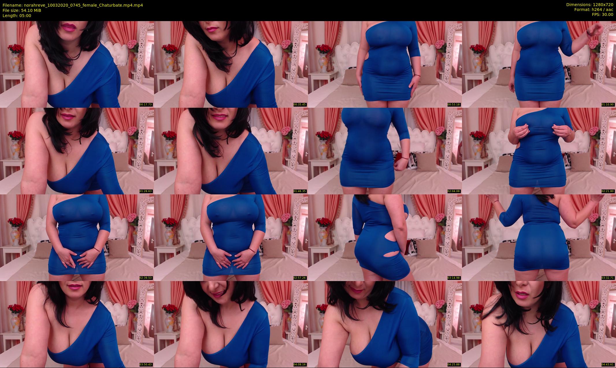 norahreve — 5 minute Chaturbate female cam show recording, 720p, Mar 10, 2020