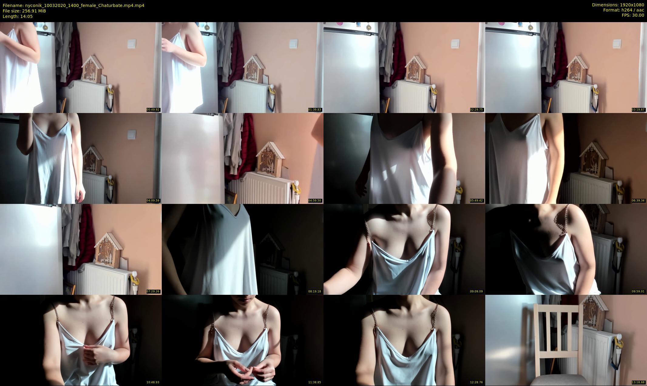 nyconik — 15 minute Chaturbate female cam show recording, 1080p, Mar 10, 2020
