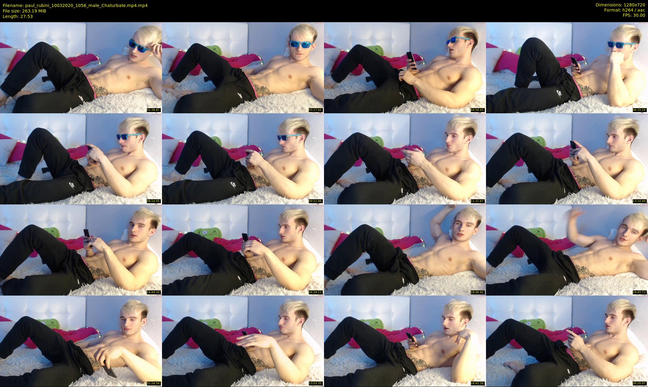 paul_rubini — 28 minute Chaturbate male cam show recording, 720p, Mar 10, 2020