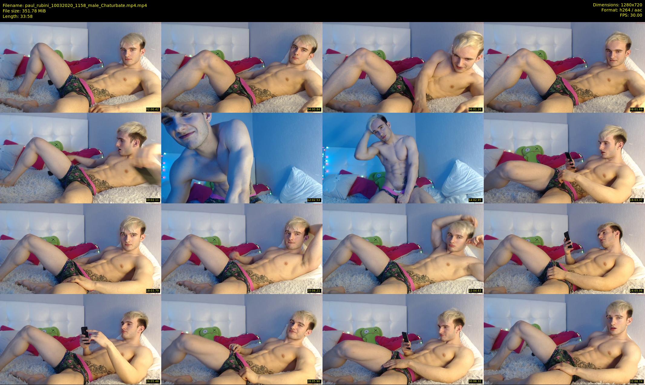 paul_rubini — 34 minute Chaturbate male cam show recording, 720p, Mar 10, 2020