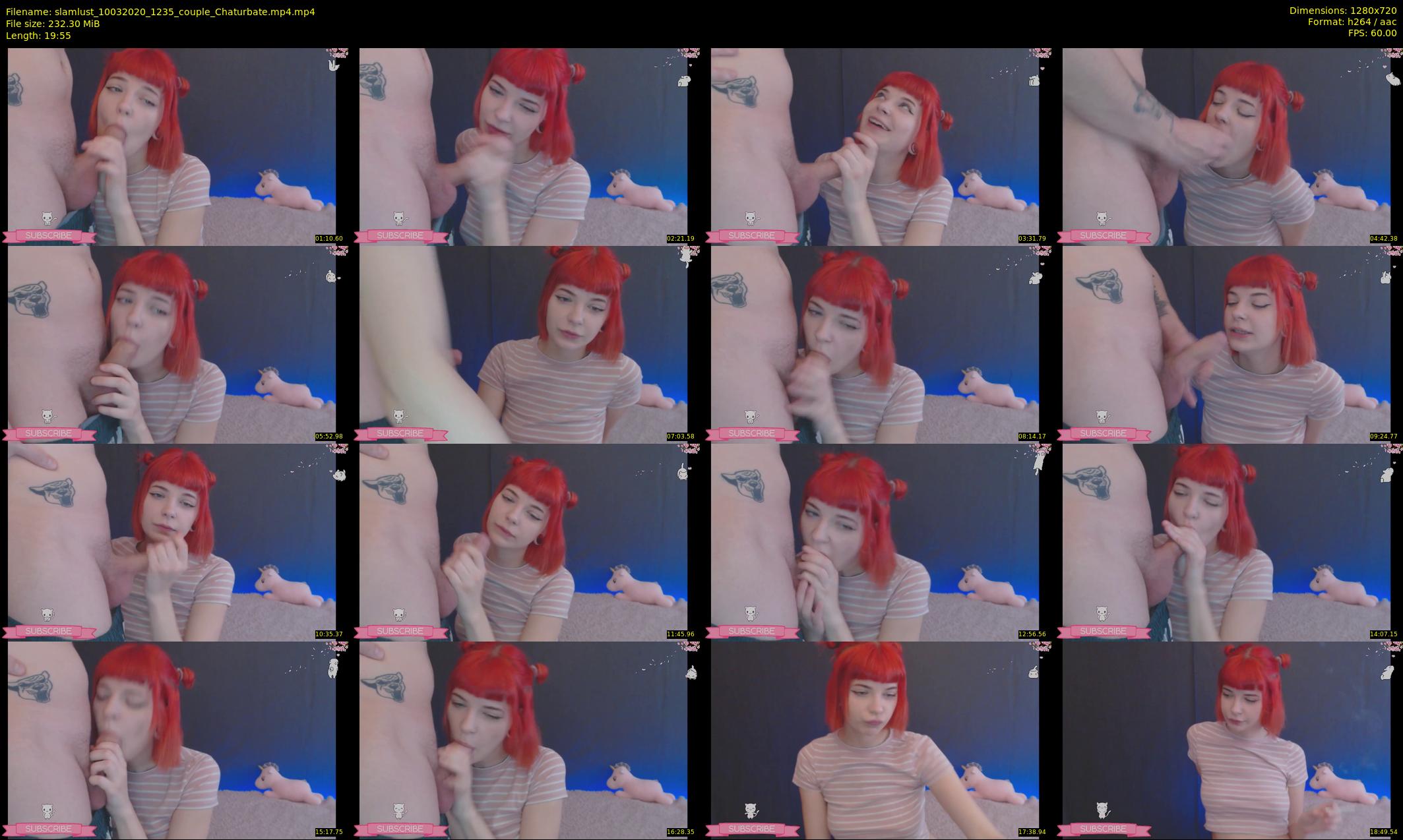 slamlust — 20 minute Chaturbate couple cam show recording, 720p, Mar 10, 2020