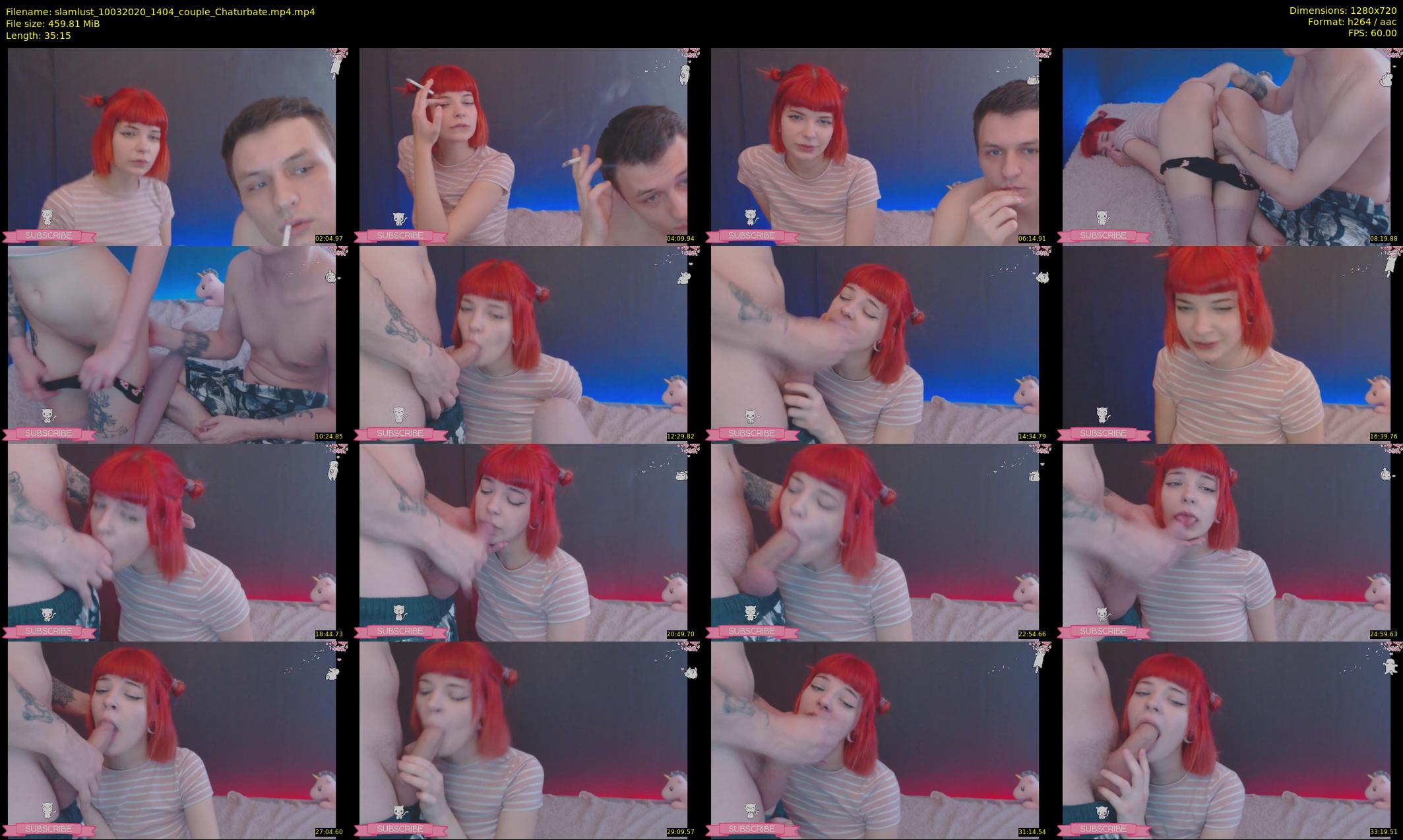 slamlust — 36 minute Chaturbate couple cam show recording, 720p, Mar 10, 2020