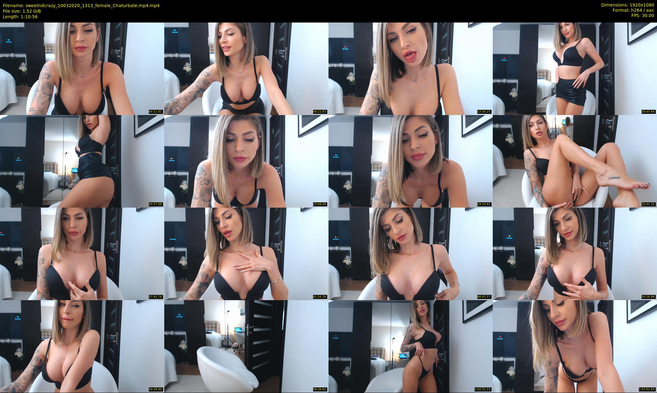 sweetndcrazy — 71 minute Chaturbate female cam show recording, 1080p, Mar 10, 2020