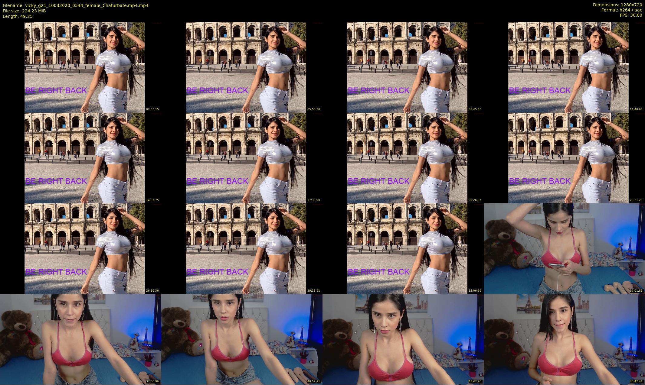 vicky_g21 — 50 minute Chaturbate female cam show recording, 720p, Mar 10, 2020