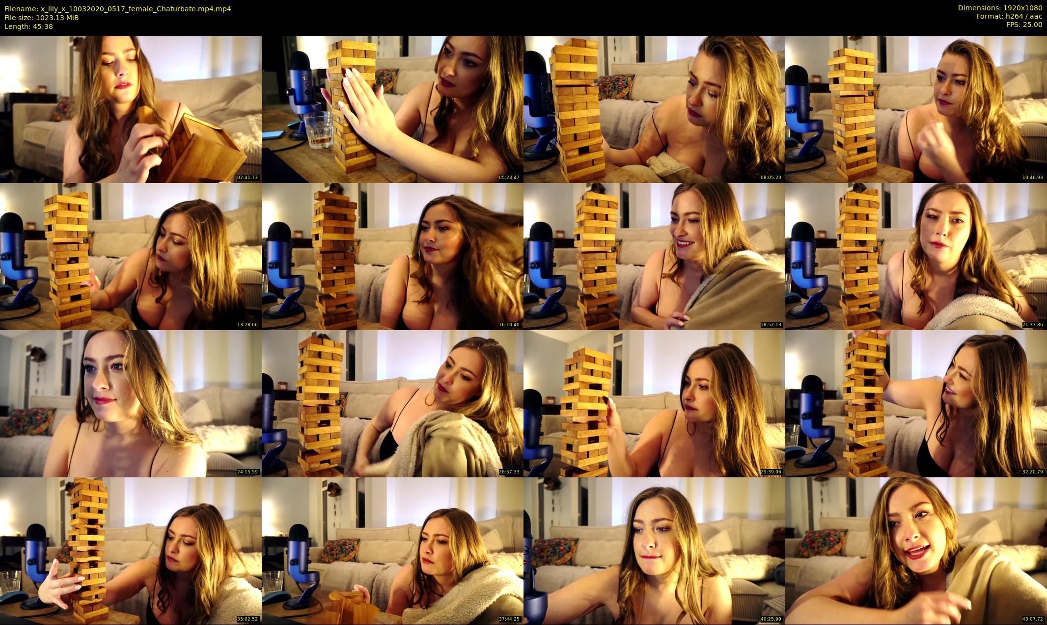 x_lily_x — 46 minute Chaturbate female cam show recording, 1080p, Mar 10, 2020