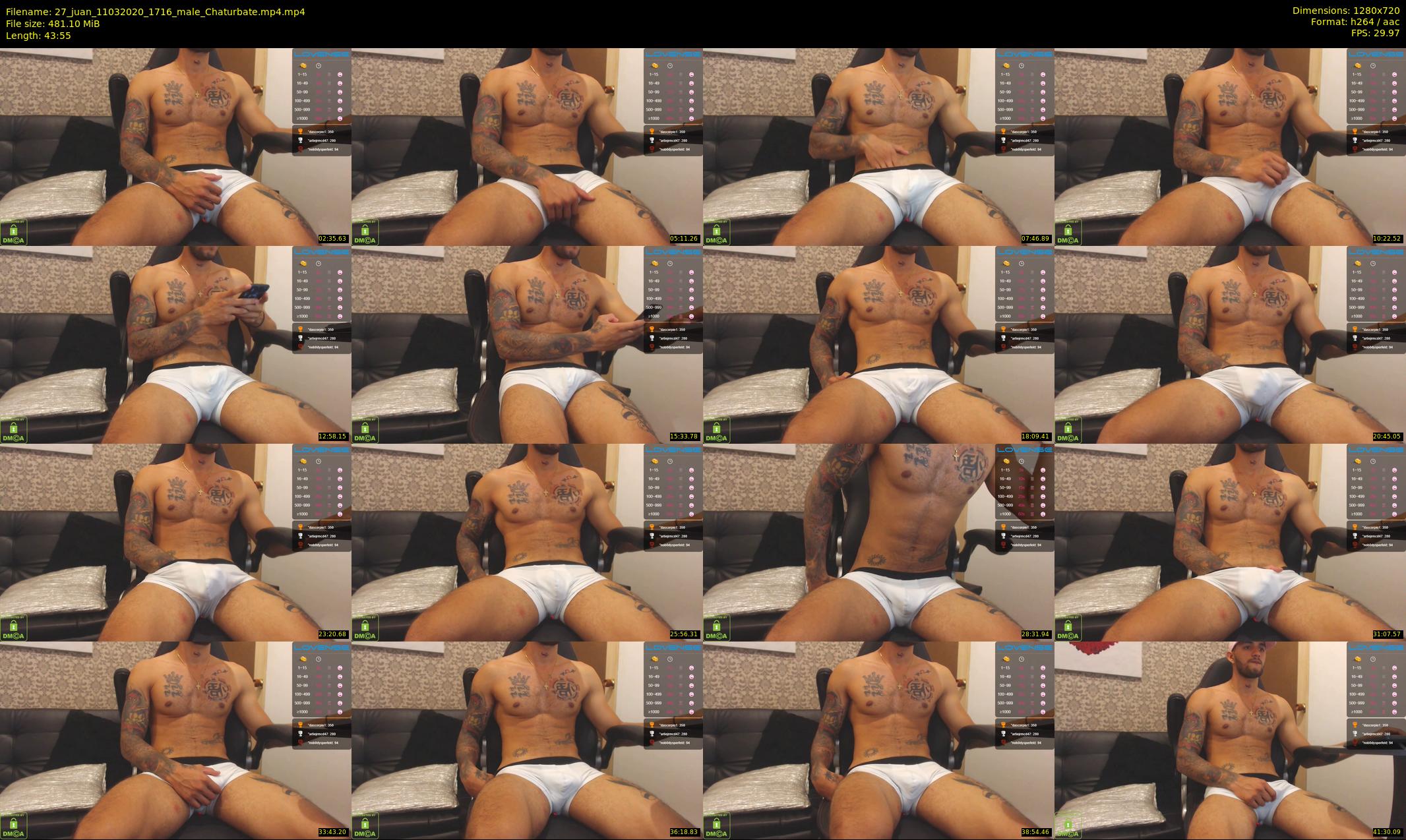 27_juan — 44 minute Chaturbate male cam show recording, 720p, Mar 11, 2020