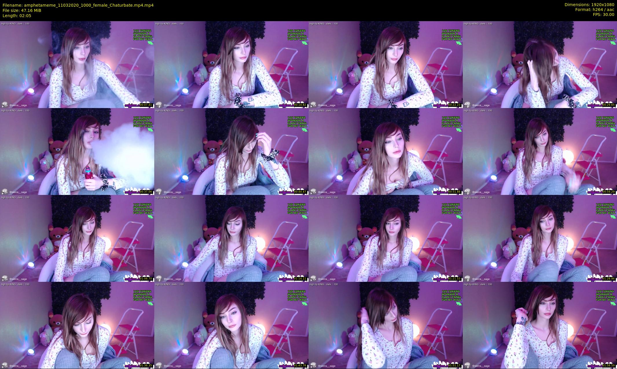 amphetameme — 3 minute Chaturbate female cam show recording, 1080p, Mar 11, 2020