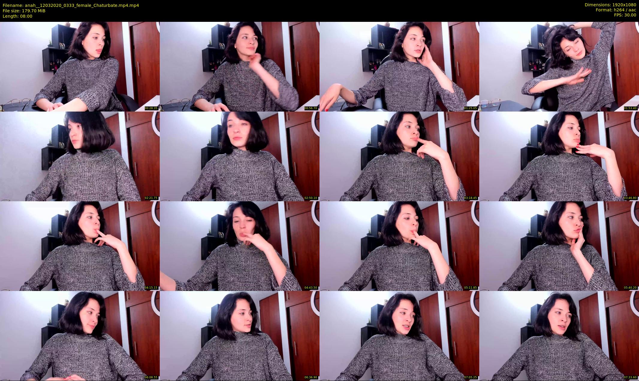 anah_ — 8 minute Chaturbate female cam show recording, 1080p, Mar 12, 2020