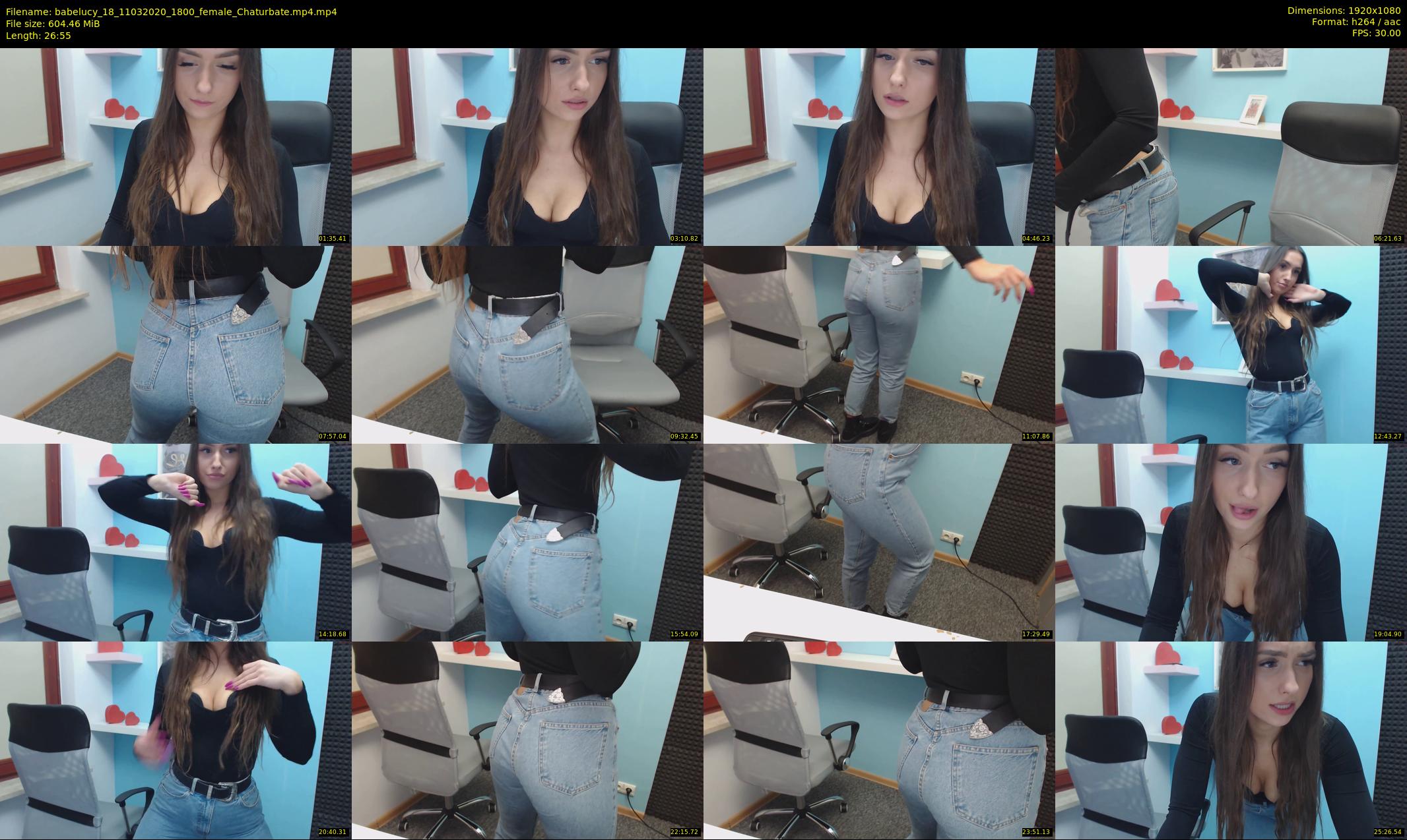 babelucy_18 — 27 minute Chaturbate female cam show recording, 1080p, Mar 11, 2020