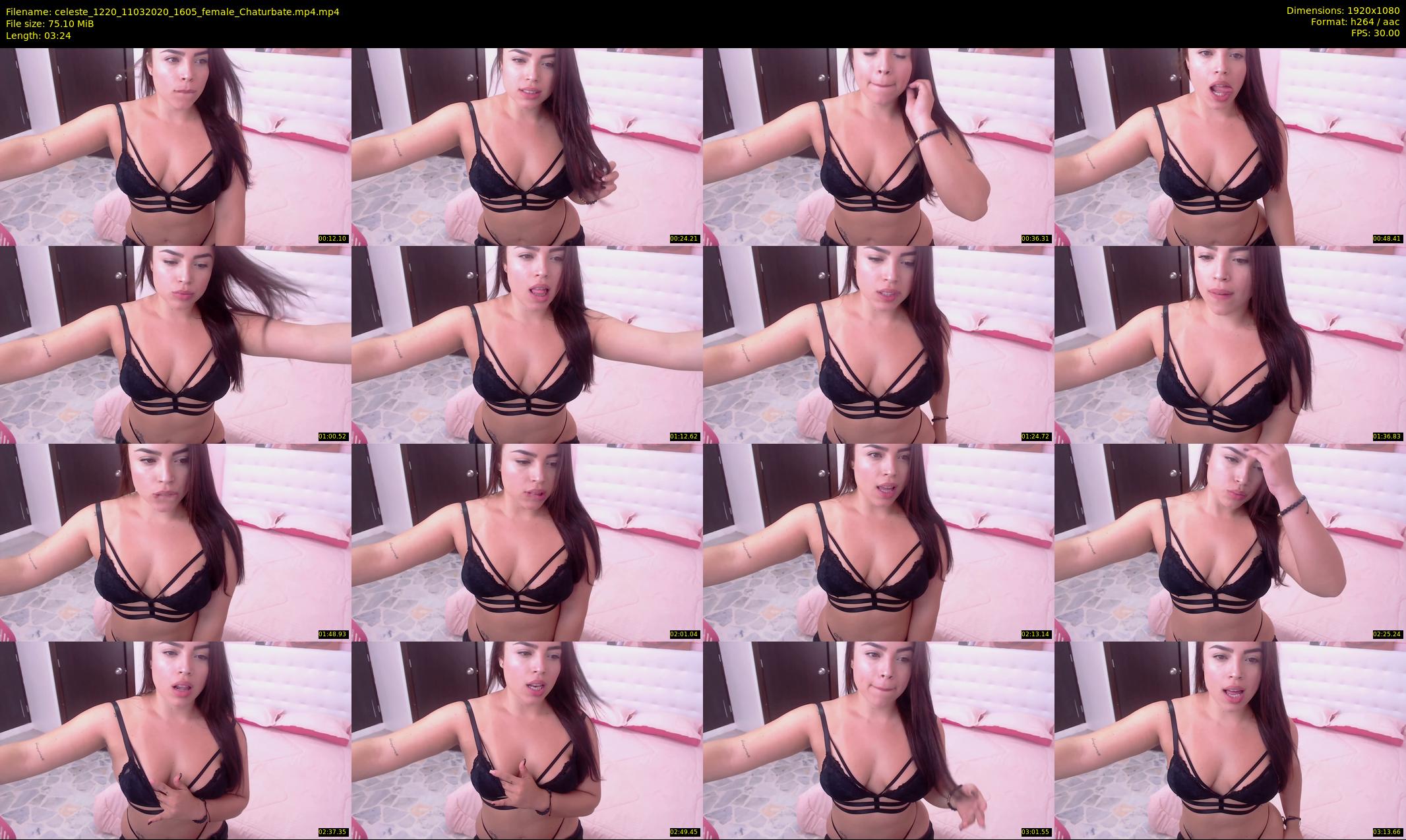 celeste_1220 — 4 minute Chaturbate female cam show recording, 1080p, Mar 11, 2020