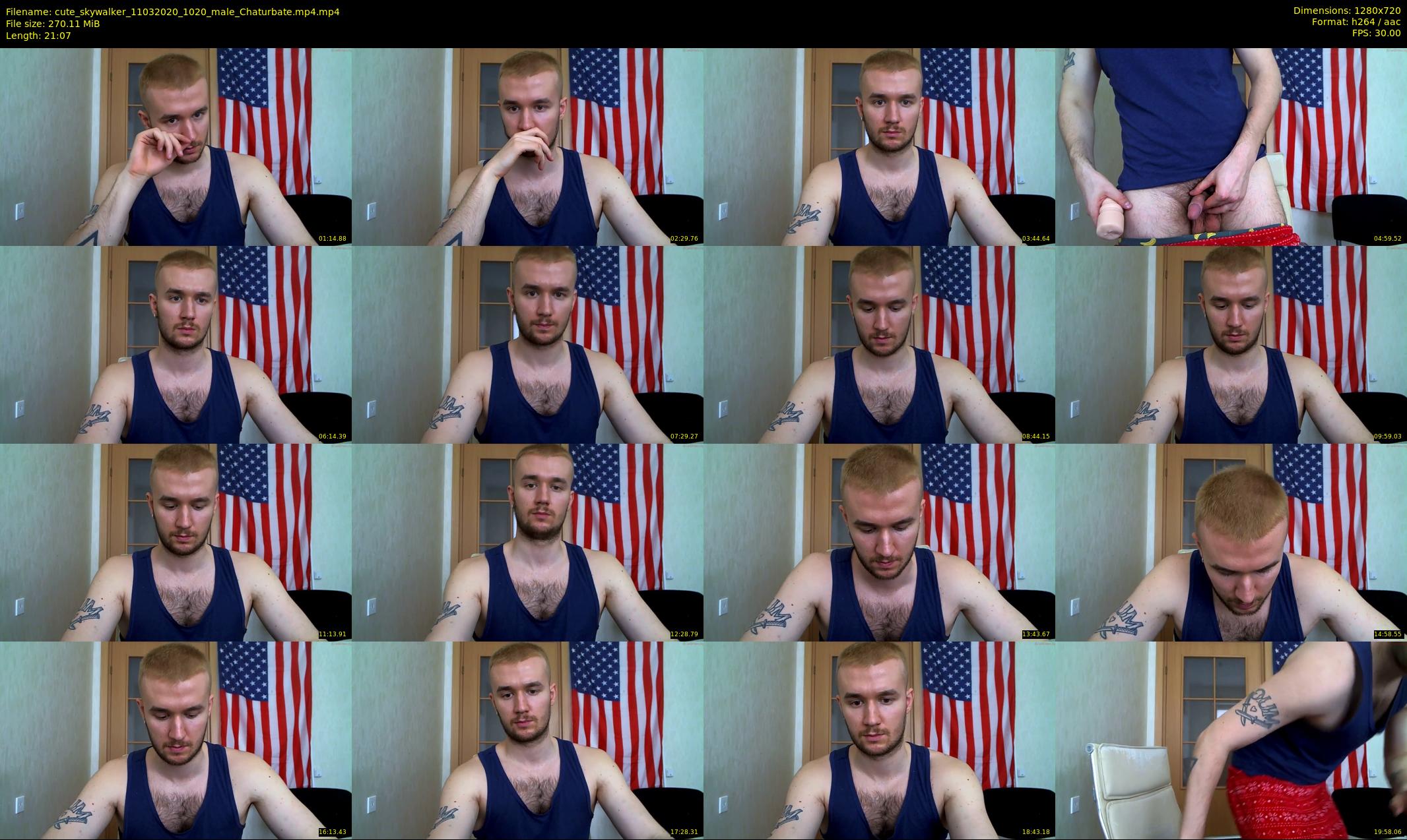 cute_skywalker — 22 minute Chaturbate male cam show recording, 720p, Mar 11, 2020