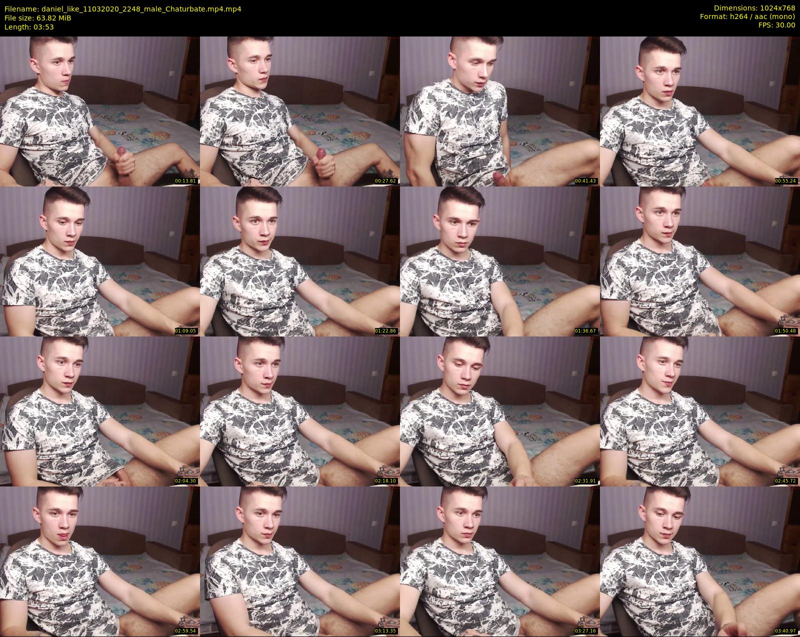 daniel_like — 4 minute Chaturbate male cam show recording, 720p, Mar 11, 2020