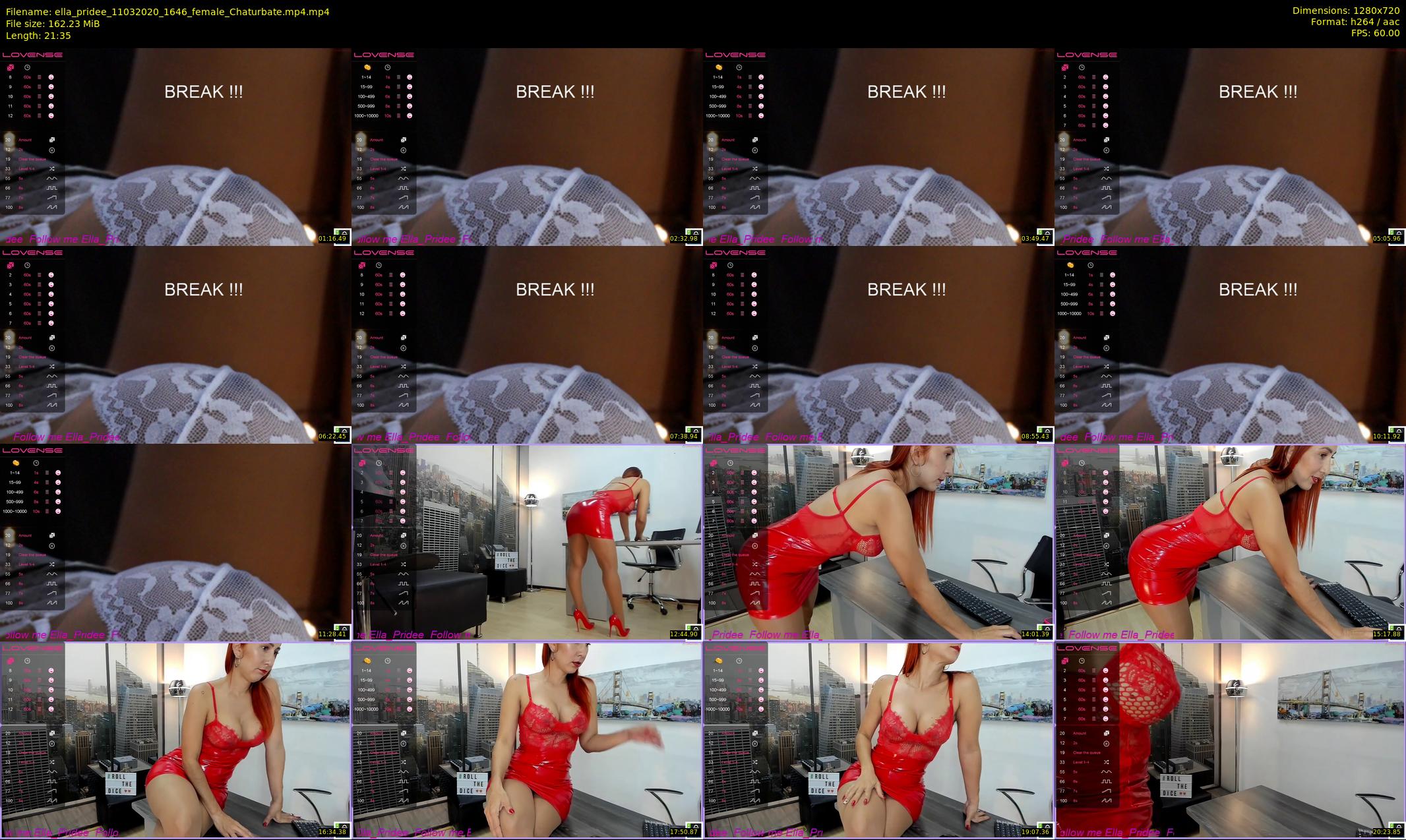 ella_pridee — 22 minute Chaturbate female cam show recording, 720p, Mar 11, 2020