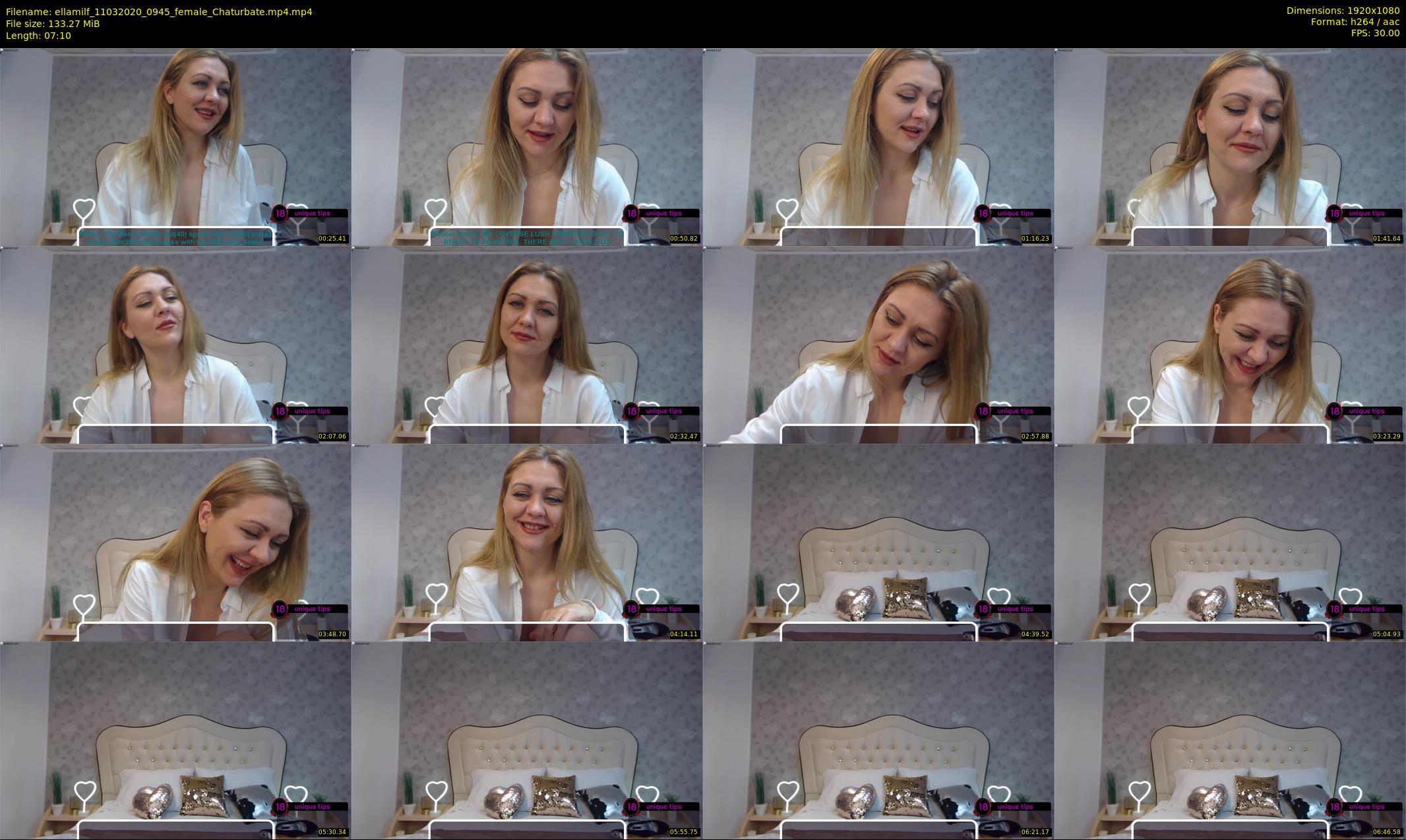 ellamilf — 8 minute Chaturbate female cam show recording, 1080p, Mar 11, 2020