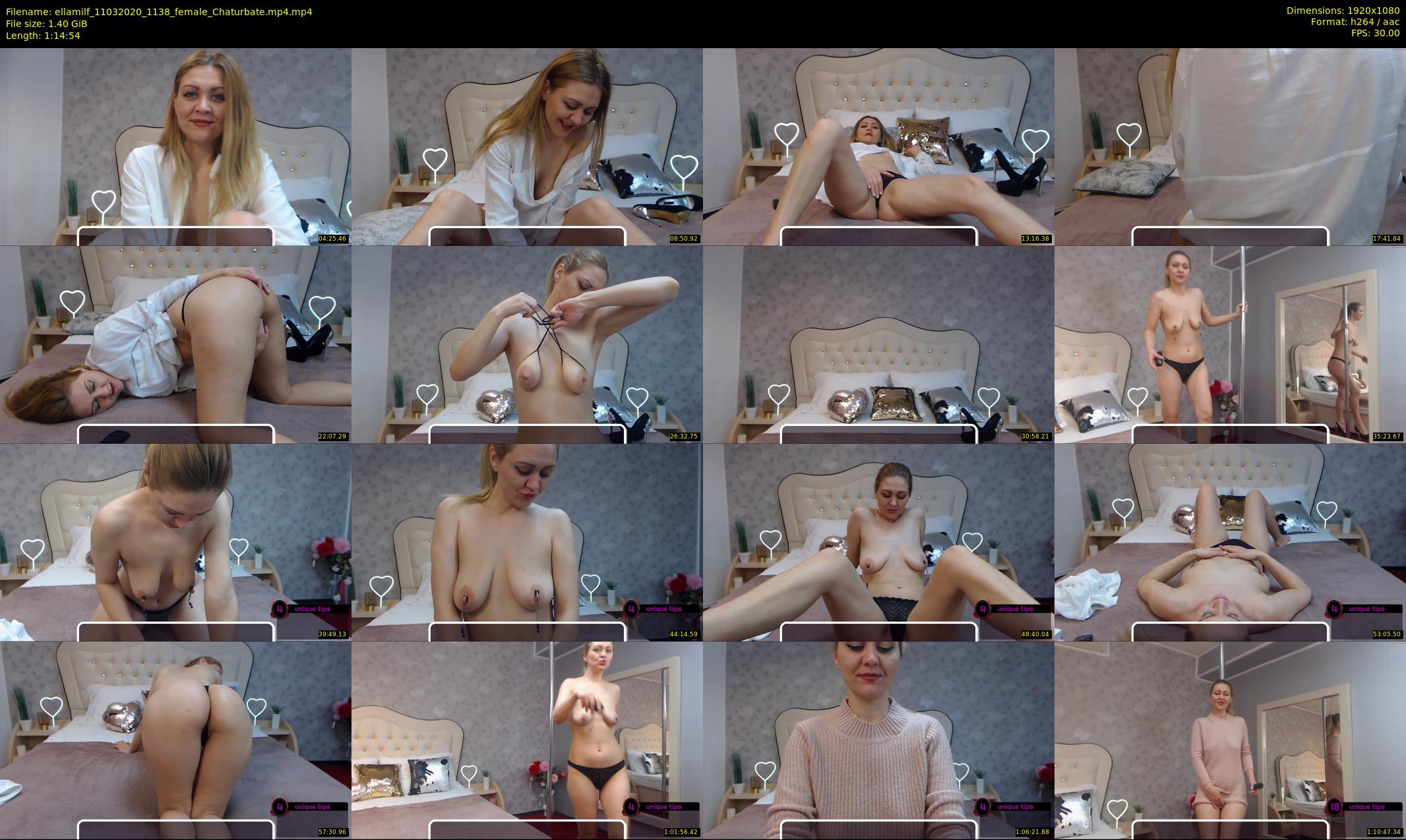 ellamilf — 75 minute Chaturbate female cam show recording, 1080p, Mar 11, 2020