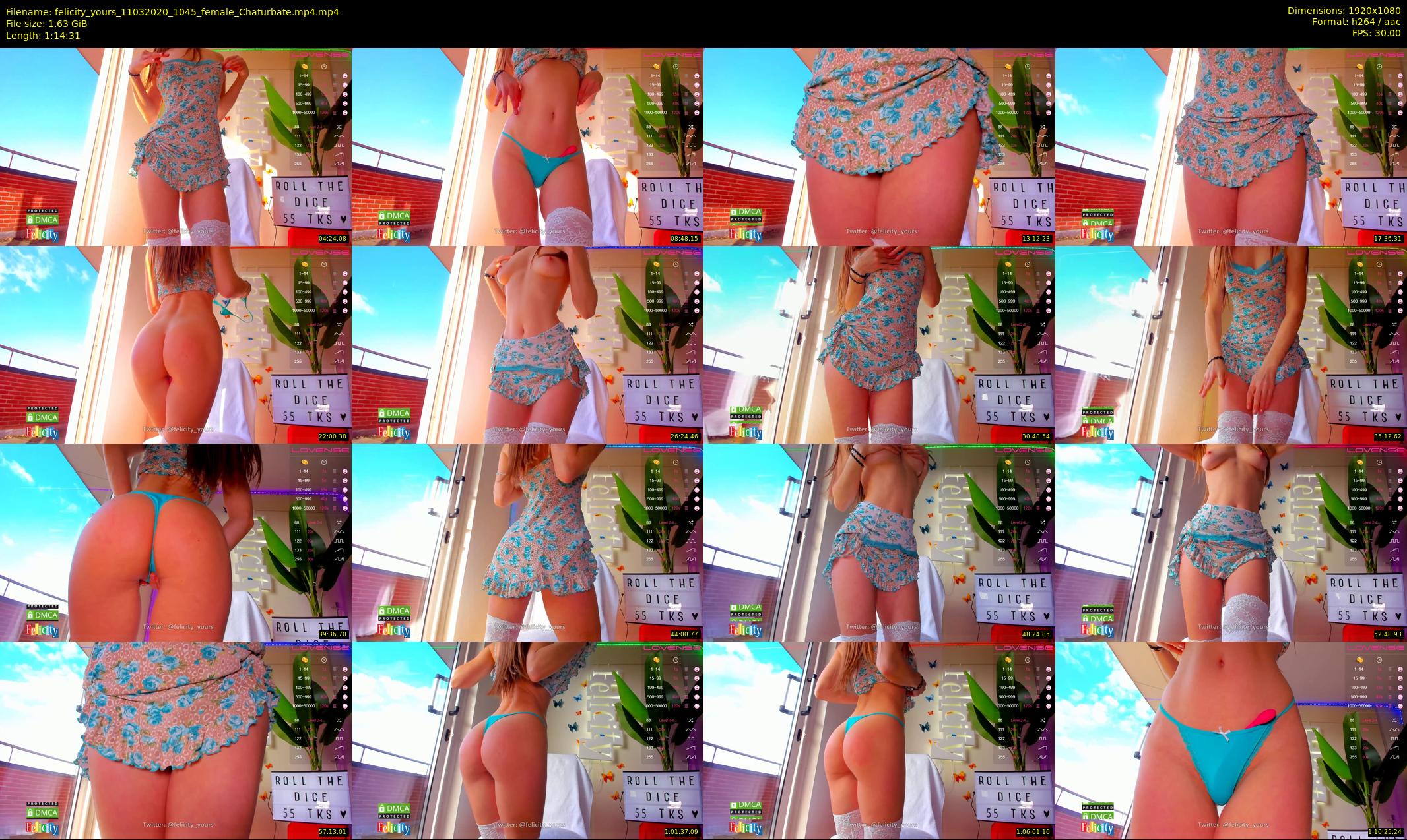 felicity_yours — 75 minute Chaturbate female cam show recording, 1080p, Mar 11, 2020