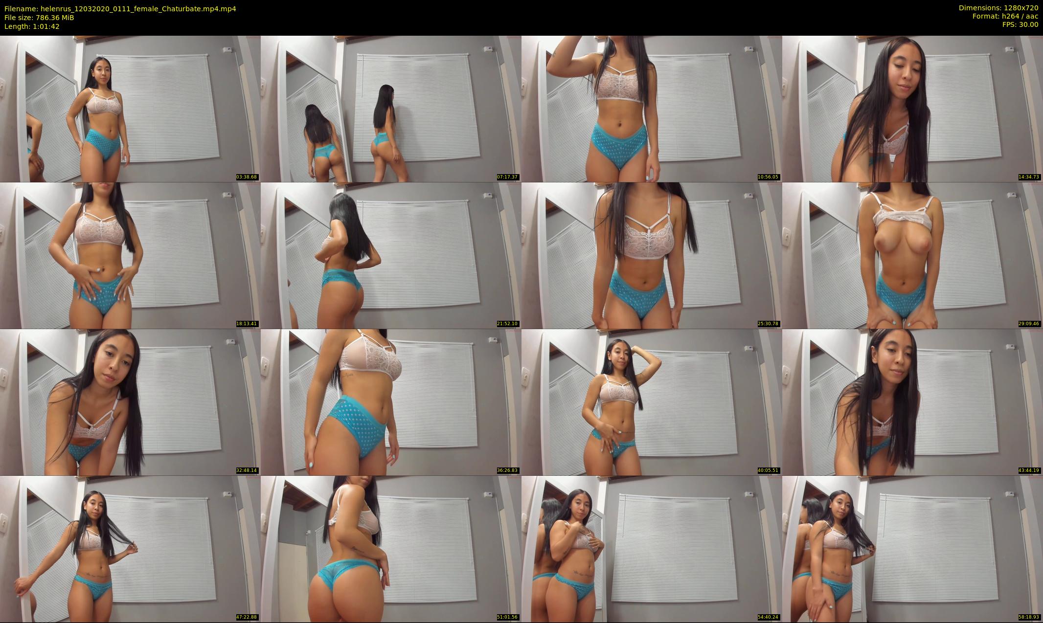 helenrus — 62 minute Chaturbate female cam show recording, 720p, Mar 12, 2020