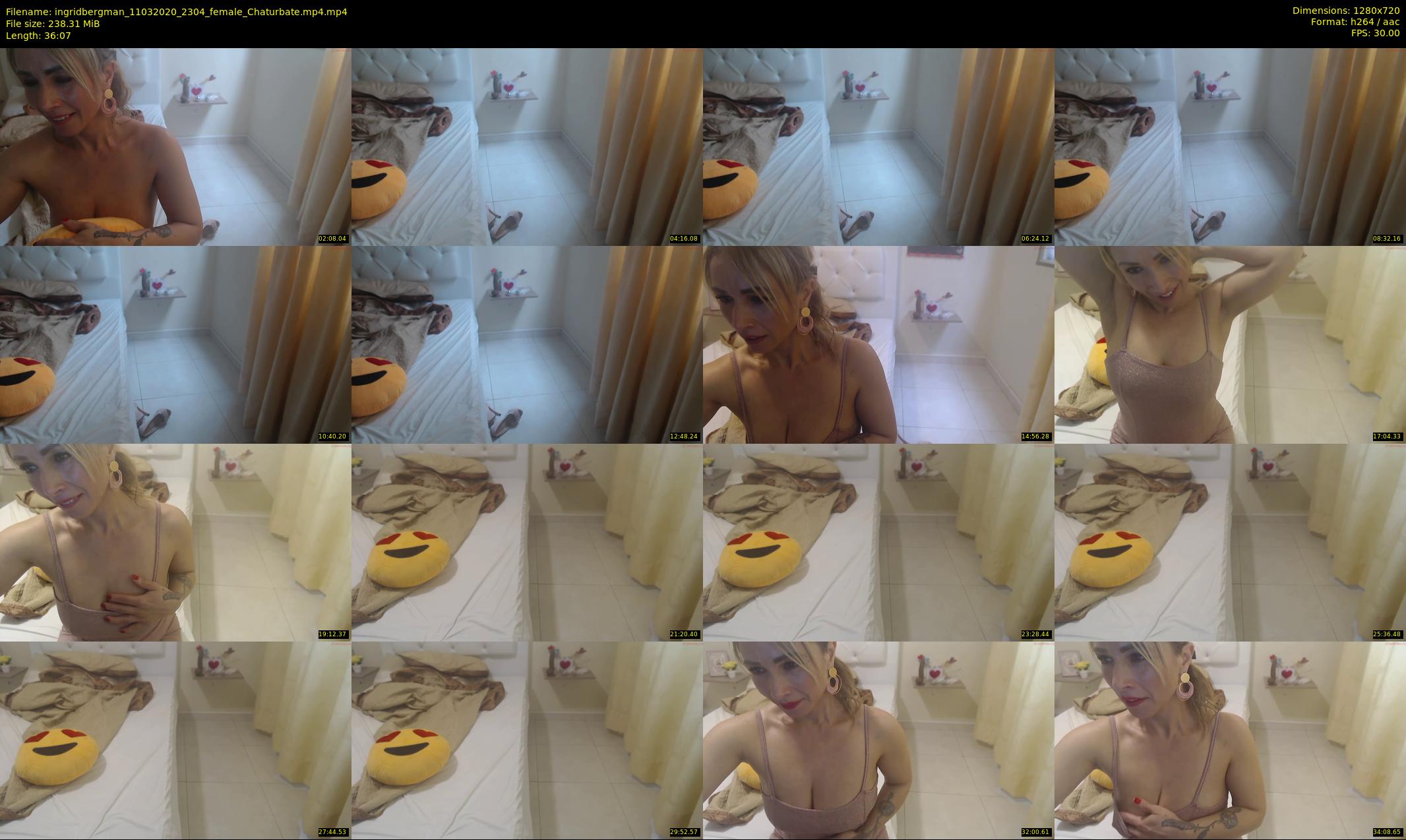 ingridbergman — 37 minute Chaturbate female cam show recording, 720p, Mar 11, 2020