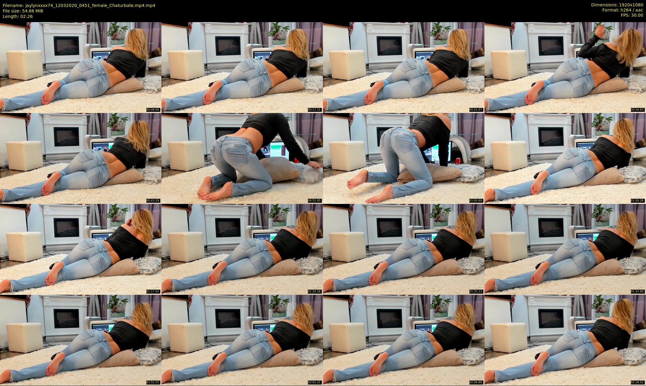 jaylynxxxx74 — 3 minute Chaturbate female cam show recording, 1080p, Mar 12, 2020