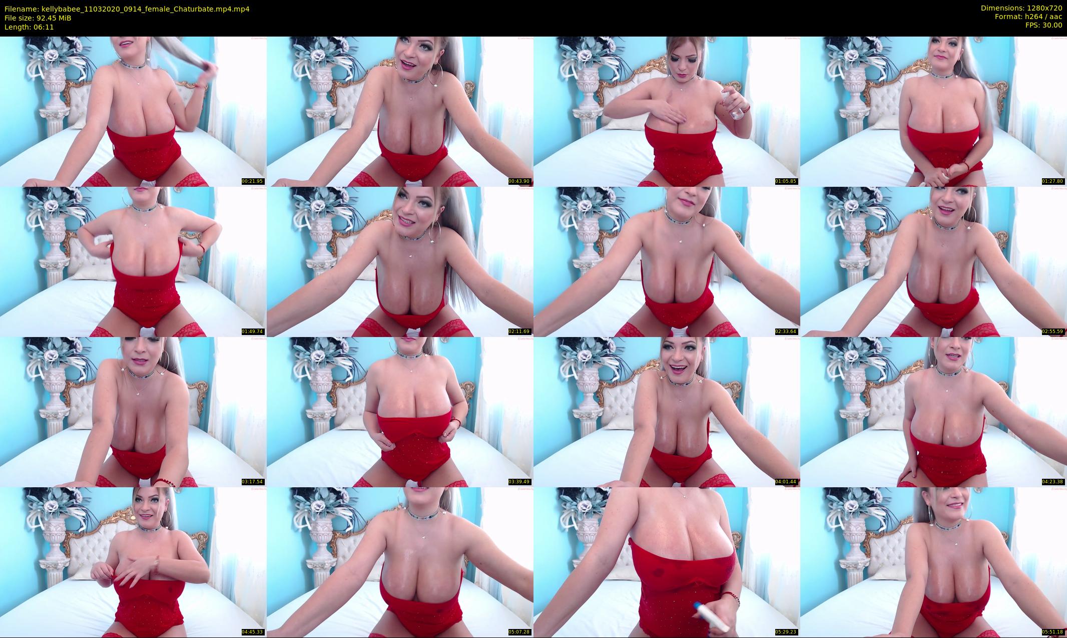 kellybabee — 7 minute Chaturbate female cam show recording, 720p, Mar 11, 2020