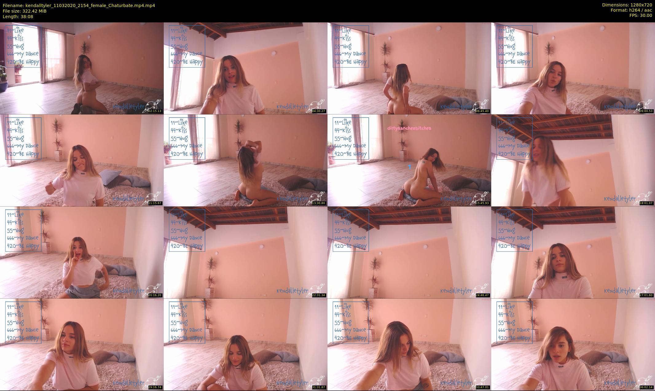 kendalltyler — 39 minute Chaturbate female cam show recording, 720p, Mar 11, 2020