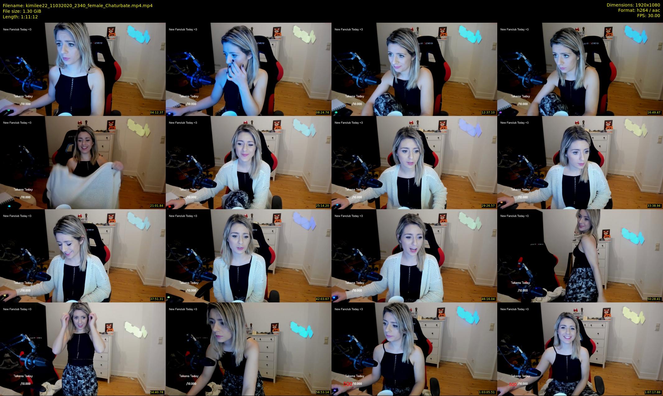 kimilee22 — 72 minute Chaturbate female cam show recording, 1080p, Mar 11, 2020