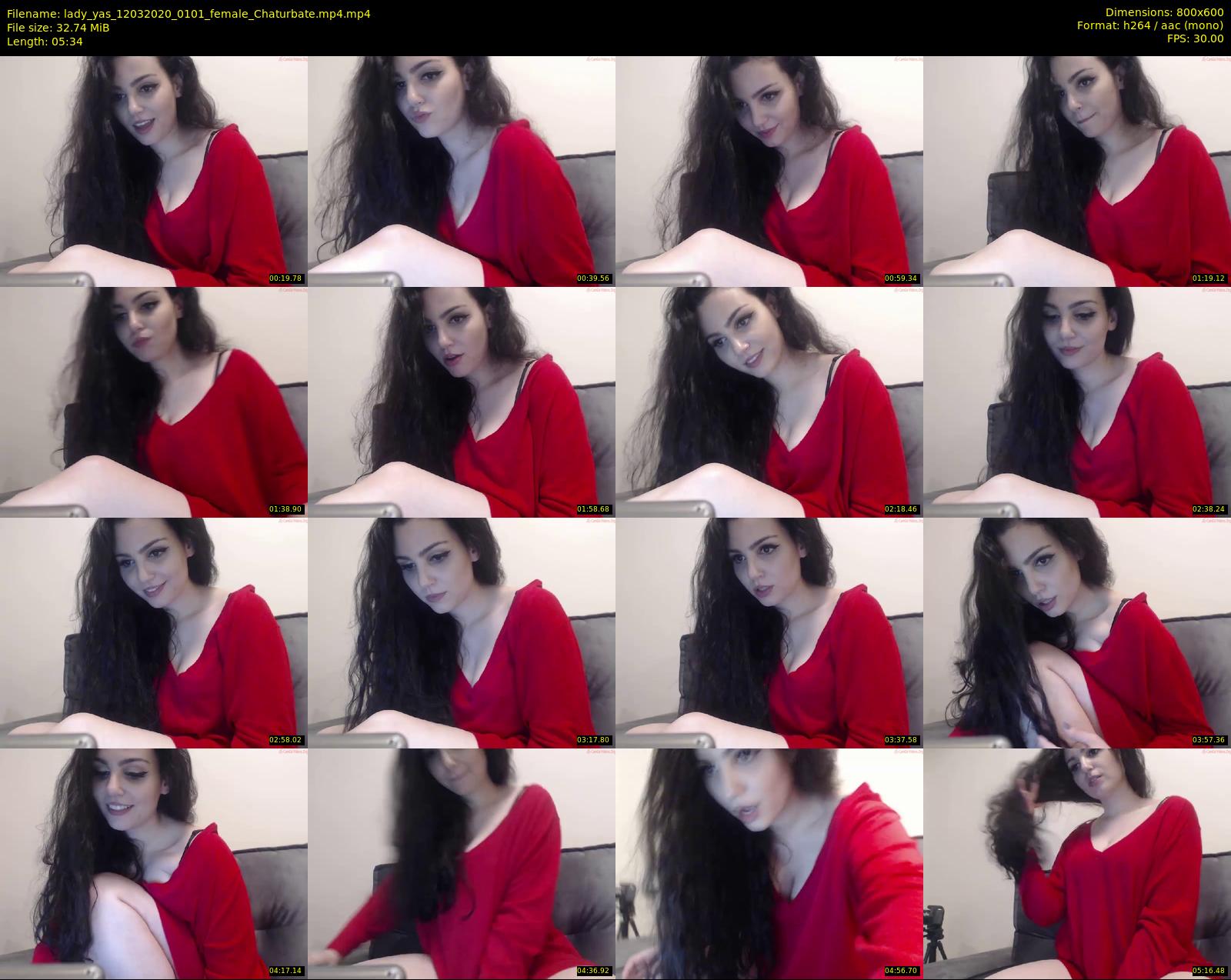lady_yas — 6 minute Chaturbate female cam show recording, 480p, Mar 12, 2020