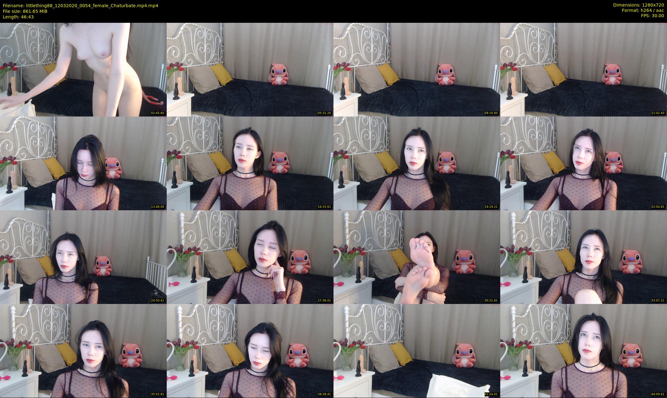 littlething88 — 47 minute Chaturbate female cam show recording, 720p, Mar 12, 2020