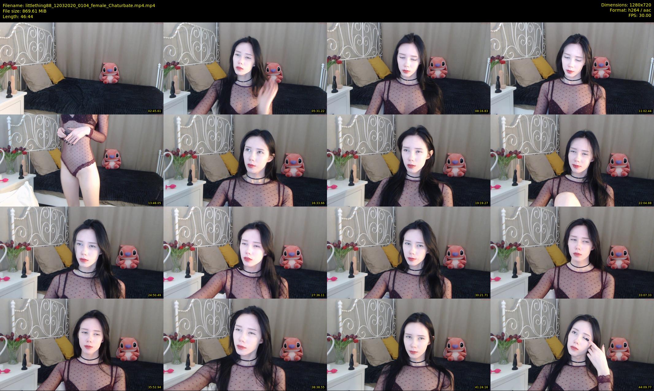 littlething88 — 47 minute Chaturbate female cam show recording, 720p, Mar 12, 2020