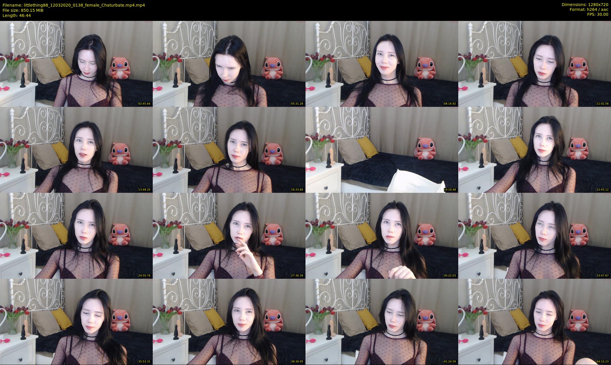 littlething88 — 47 minute Chaturbate female cam show recording, 720p, Mar 12, 2020