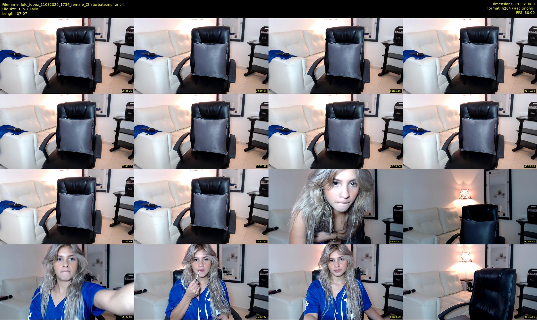 lulu_lopez — 8 minute Chaturbate female cam show recording, 1080p, Mar 11, 2020