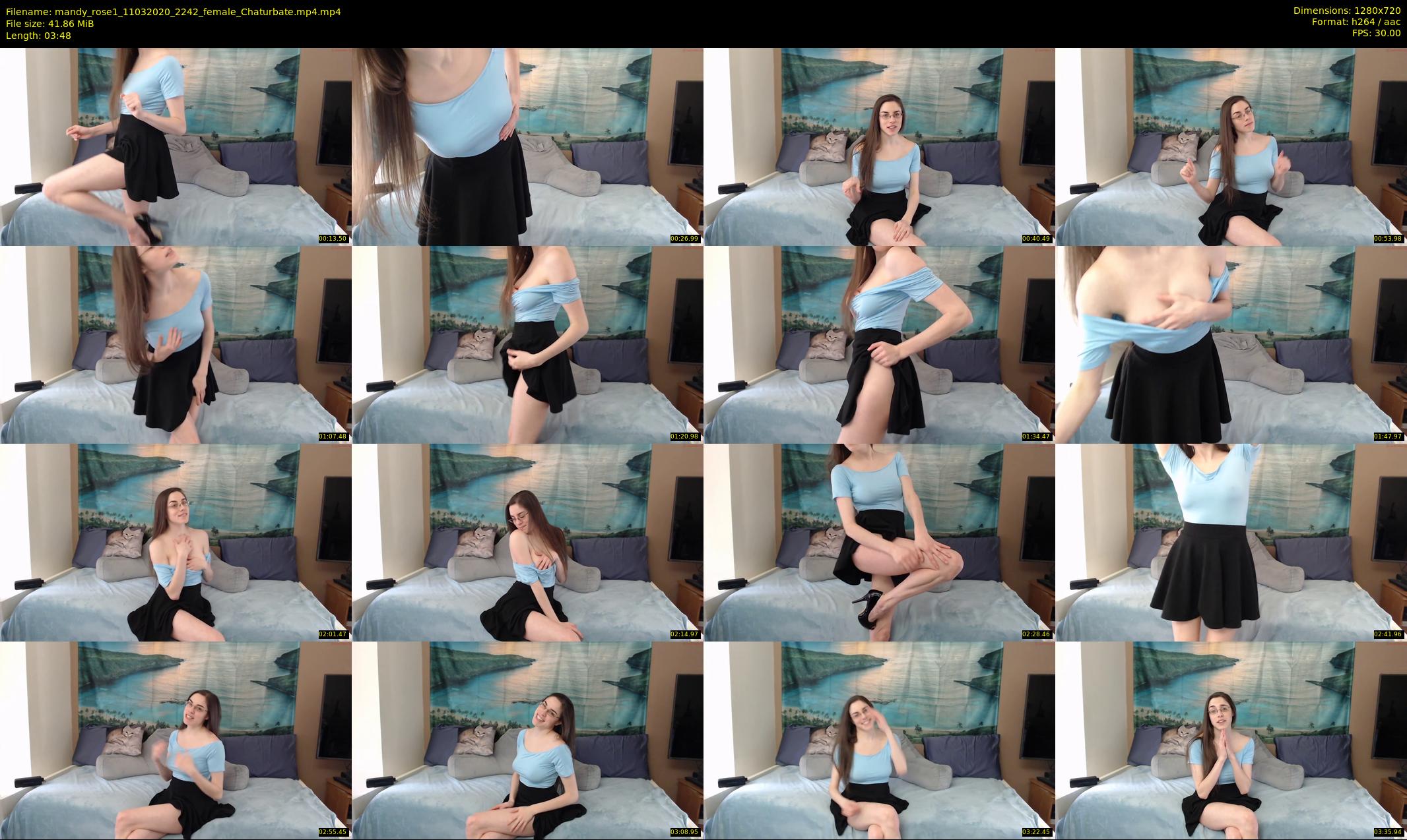 mandy_rose1 — 4 minute Chaturbate female cam show recording, 720p, Mar 11, 2020