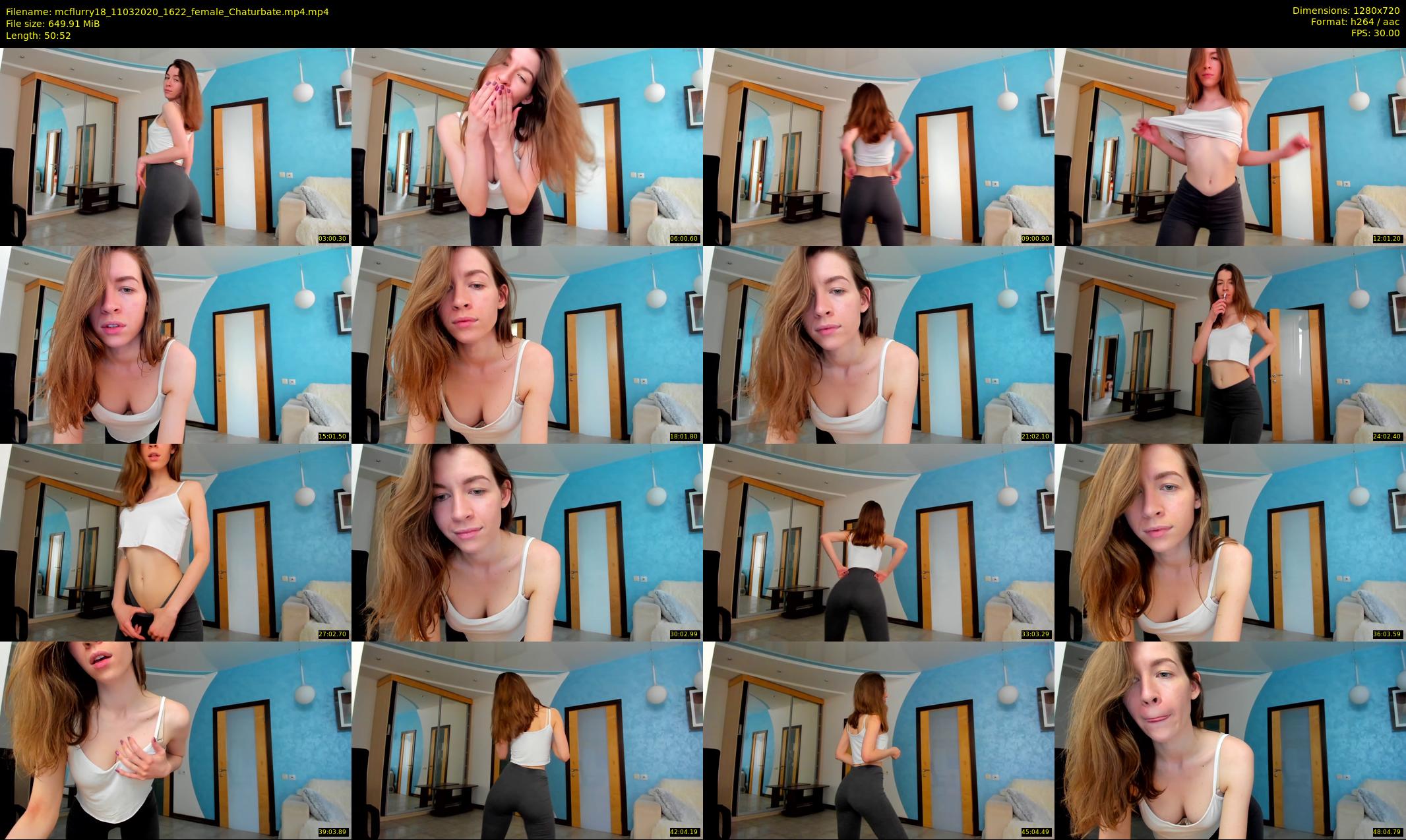 mcflurry18 — 51 minute Chaturbate female cam show recording, 720p, Mar 11, 2020