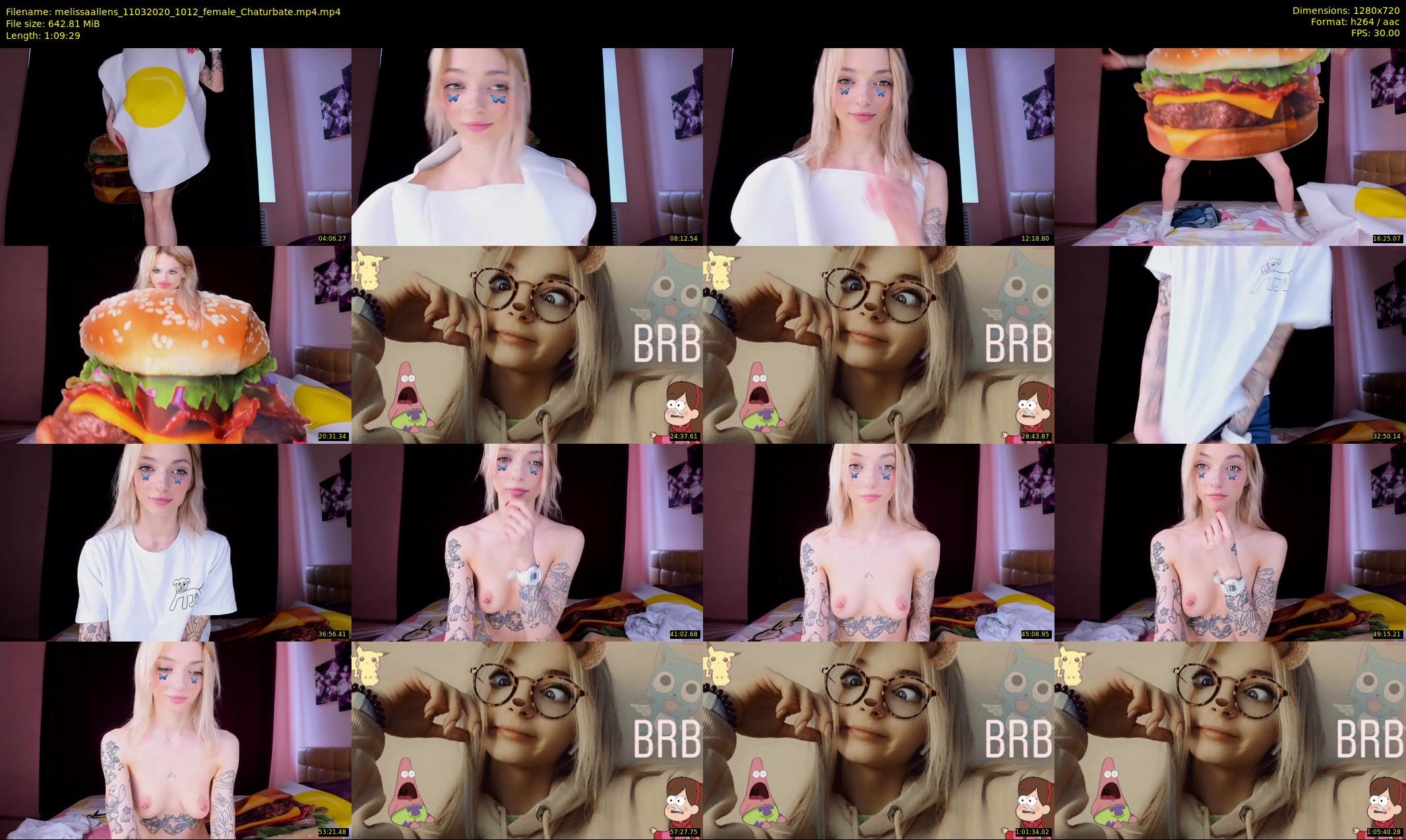 melissaallens — 70 minute Chaturbate female cam show recording, 720p, Mar 11, 2020