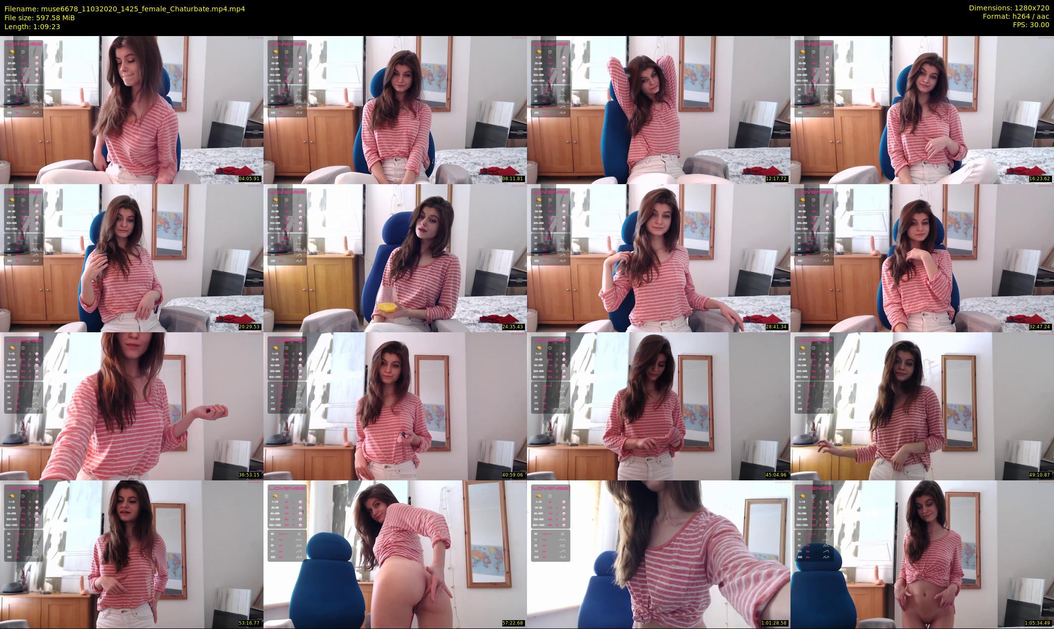 muse6678 — 70 minute Chaturbate female cam show recording, 720p, Mar 11, 2020