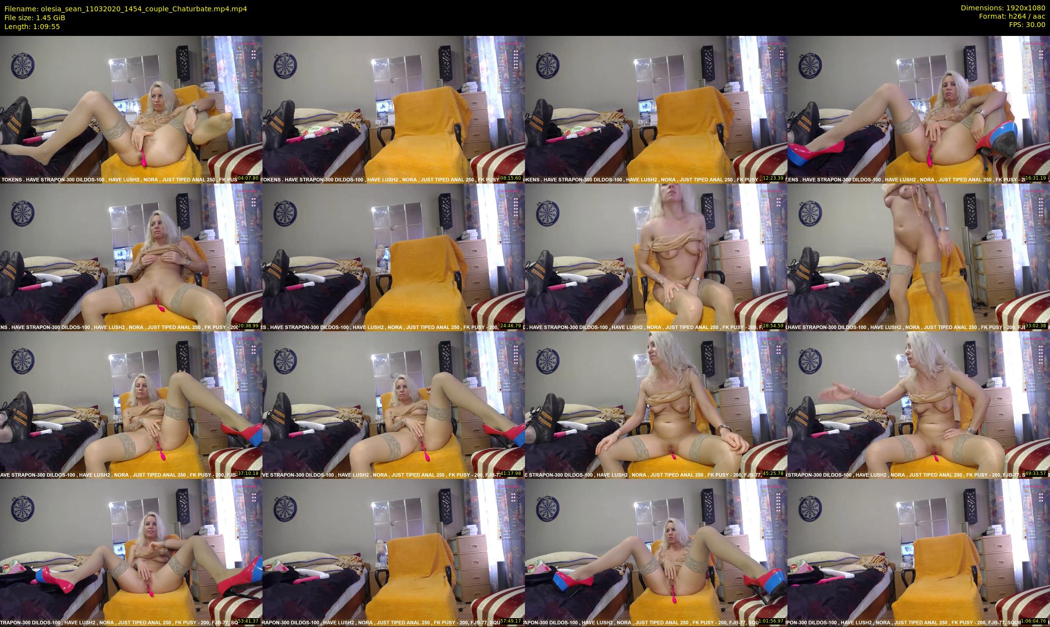 olesia_sean — 70 minute Chaturbate couple cam show recording, 1080p, Mar 11, 2020