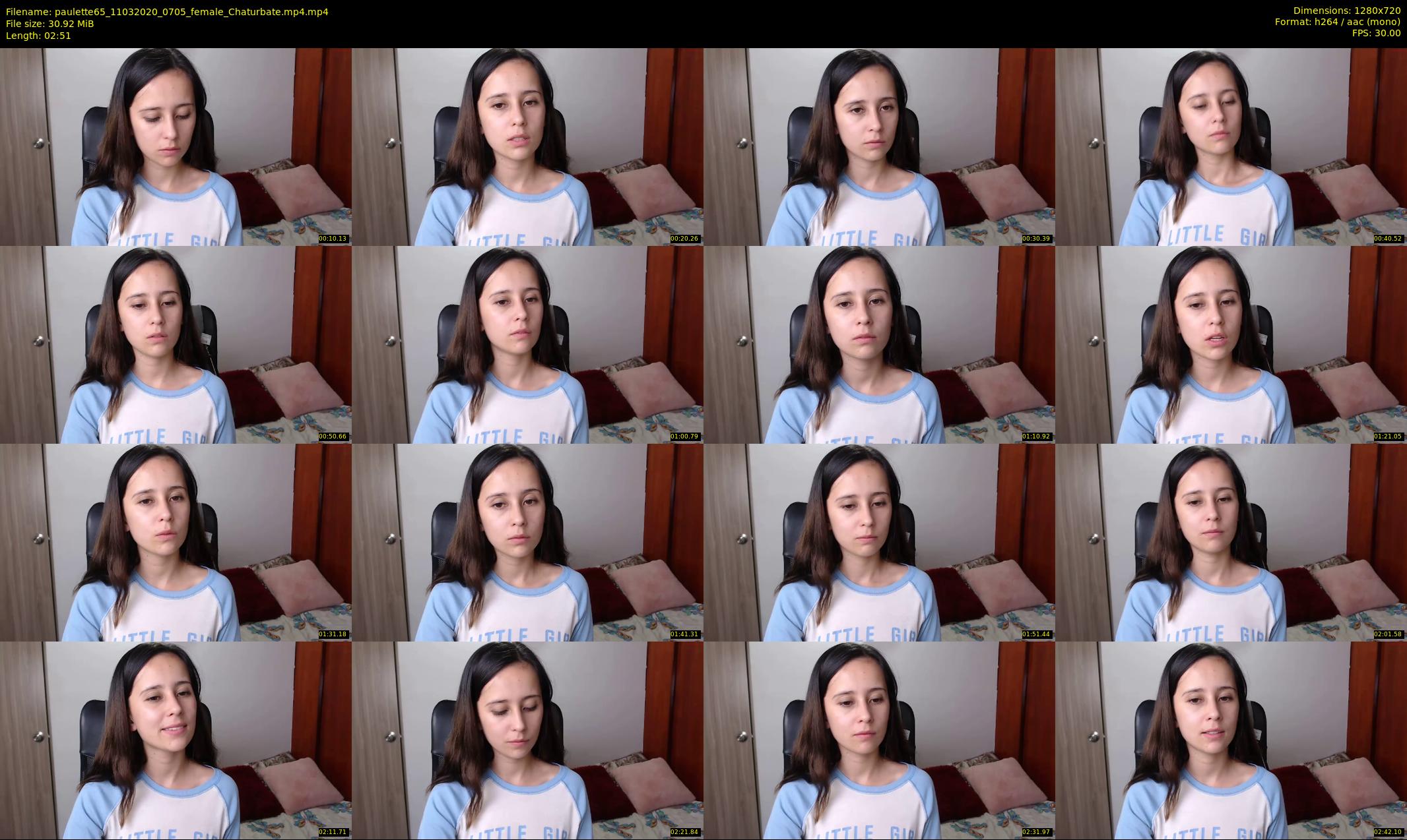 paulette65 — 3 minute Chaturbate female cam show recording, 720p, Mar 11, 2020