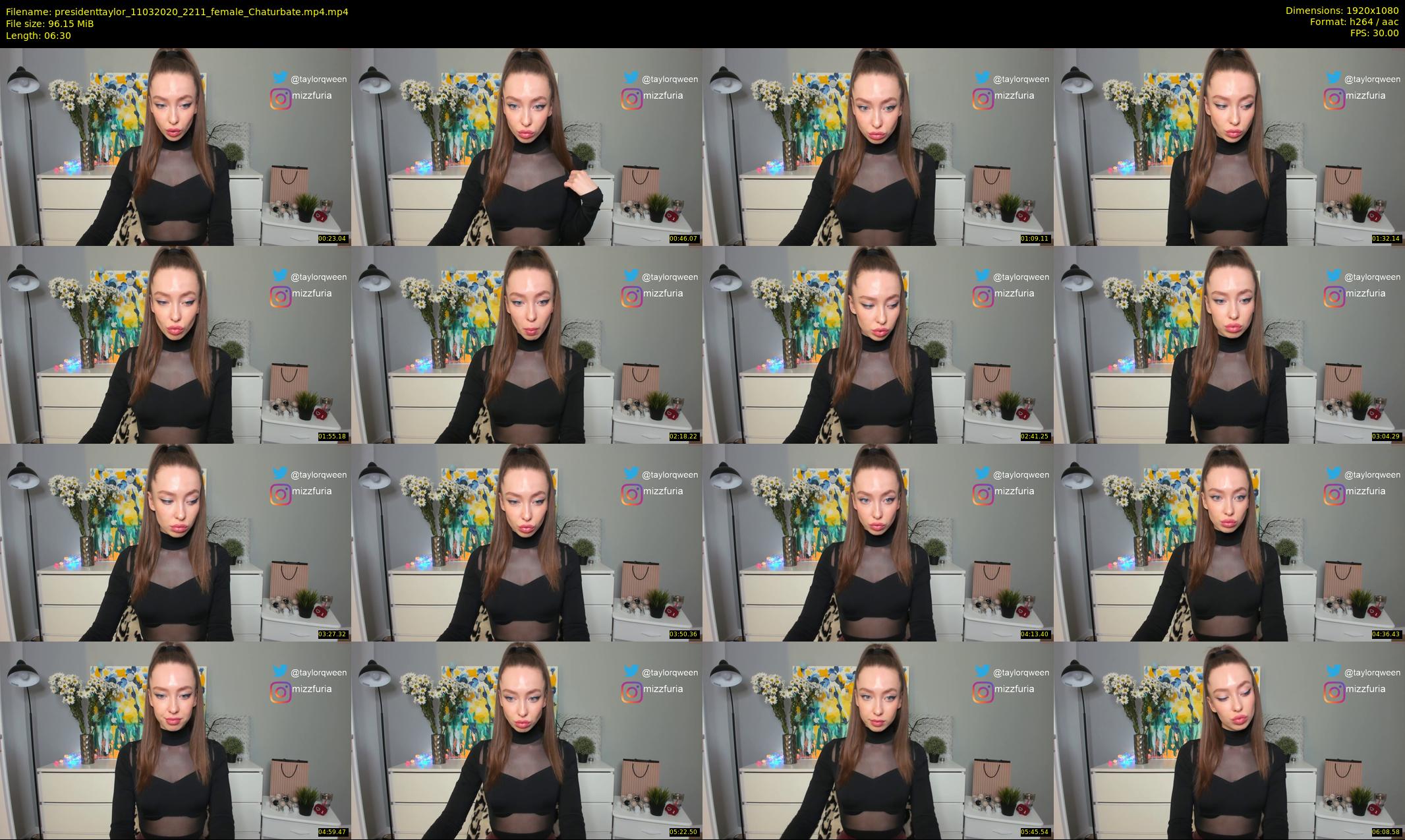 presidenttaylor — 7 minute Chaturbate female cam show recording, 1080p, Mar 11, 2020