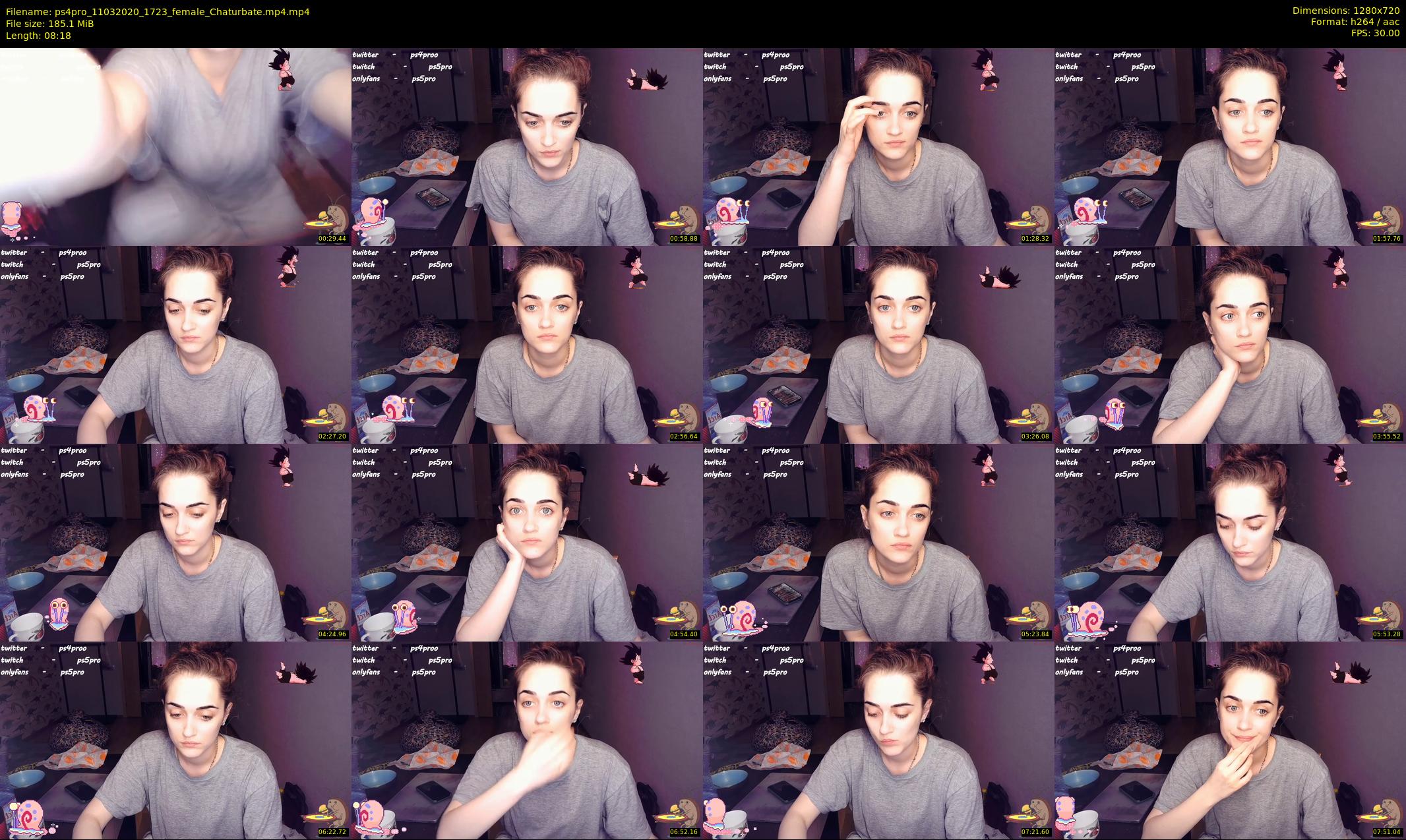 ps4pro — 9 minute Chaturbate female cam show recording, 720p, Mar 11, 2020