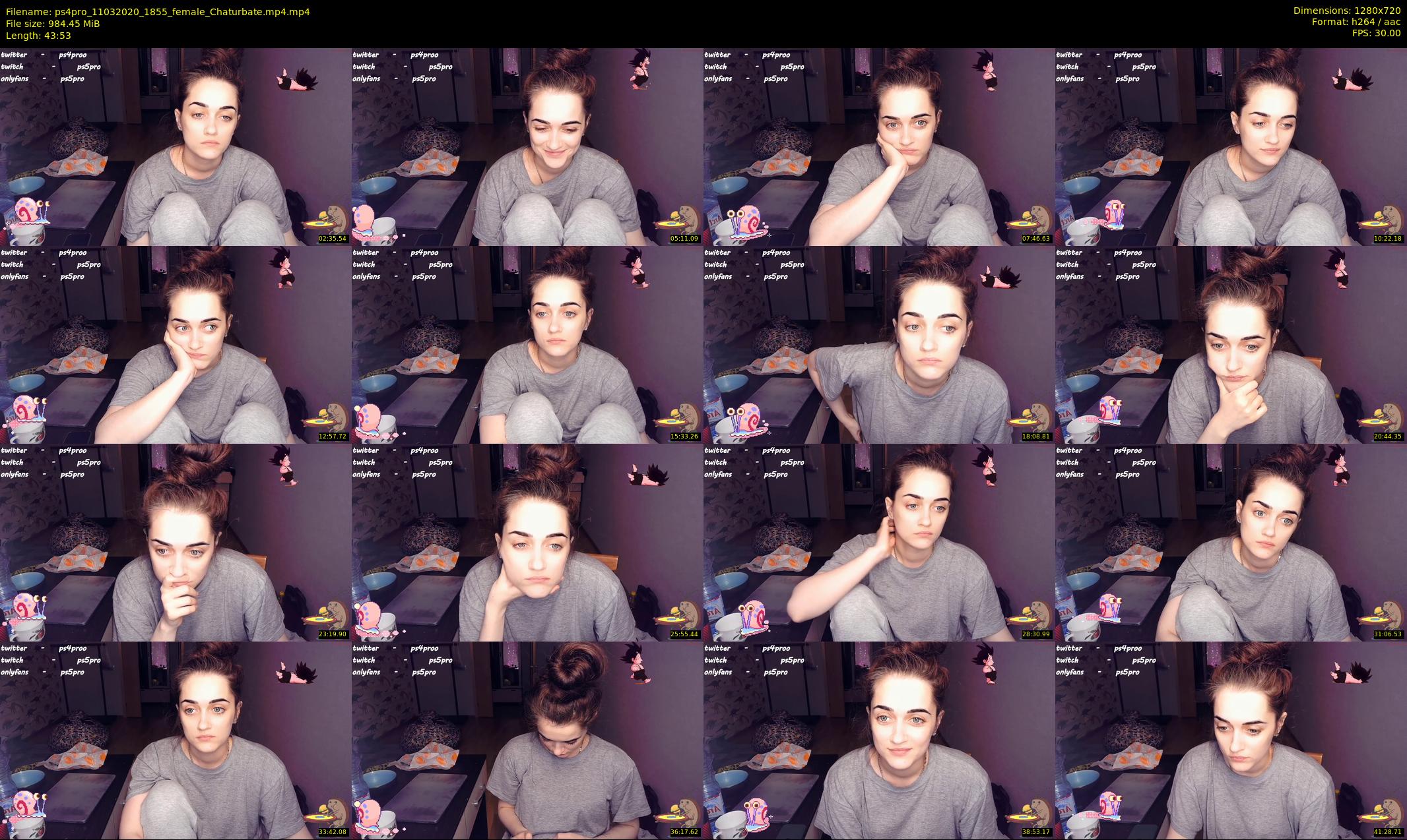 ps4pro — 44 minute Chaturbate female cam show recording, 720p, Mar 11, 2020
