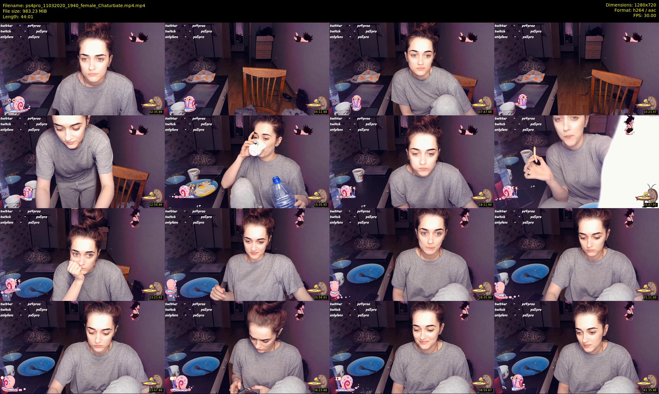 ps4pro — 45 minute Chaturbate female cam show recording, 720p, Mar 11, 2020