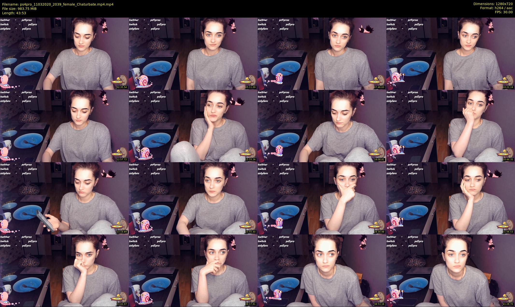 ps4pro — 44 minute Chaturbate female cam show recording, 720p, Mar 11, 2020
