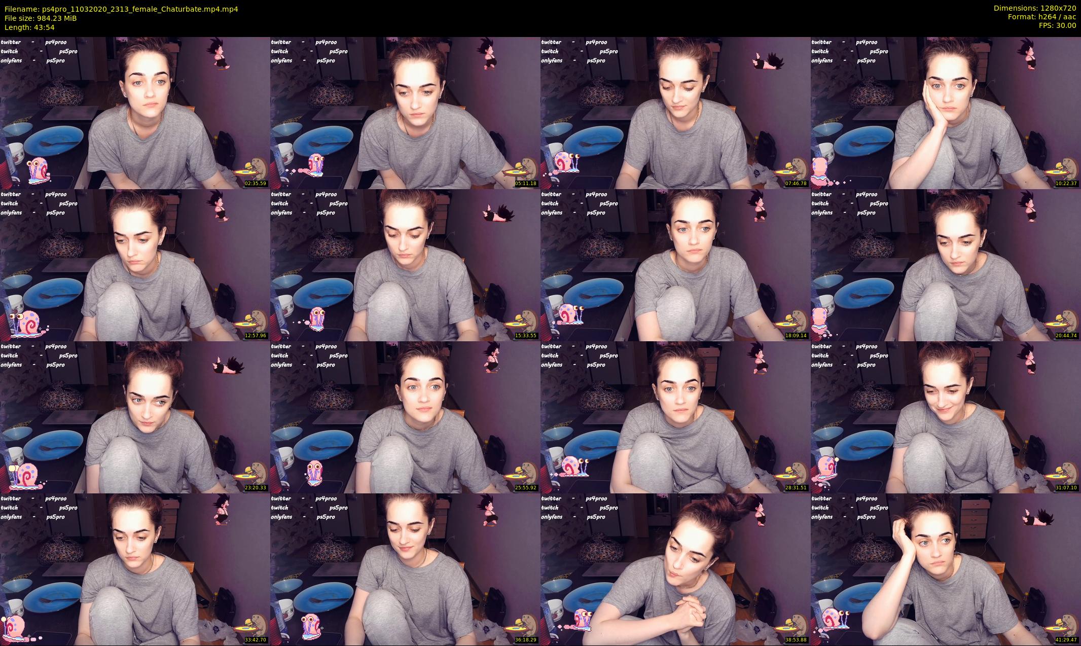 ps4pro — 44 minute Chaturbate female cam show recording, 720p, Mar 11, 2020