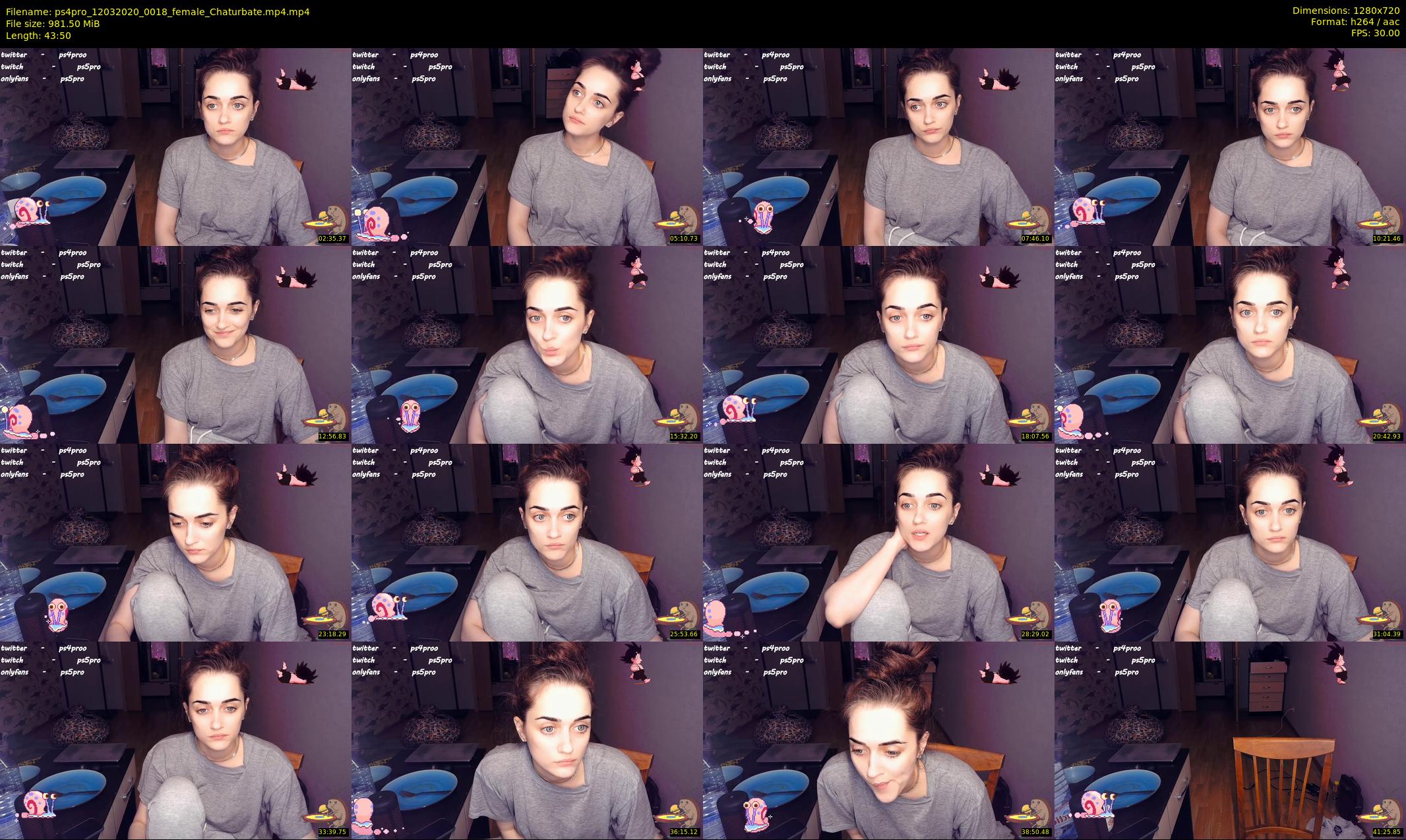 ps4pro — 44 minute Chaturbate female cam show recording, 720p, Mar 12, 2020