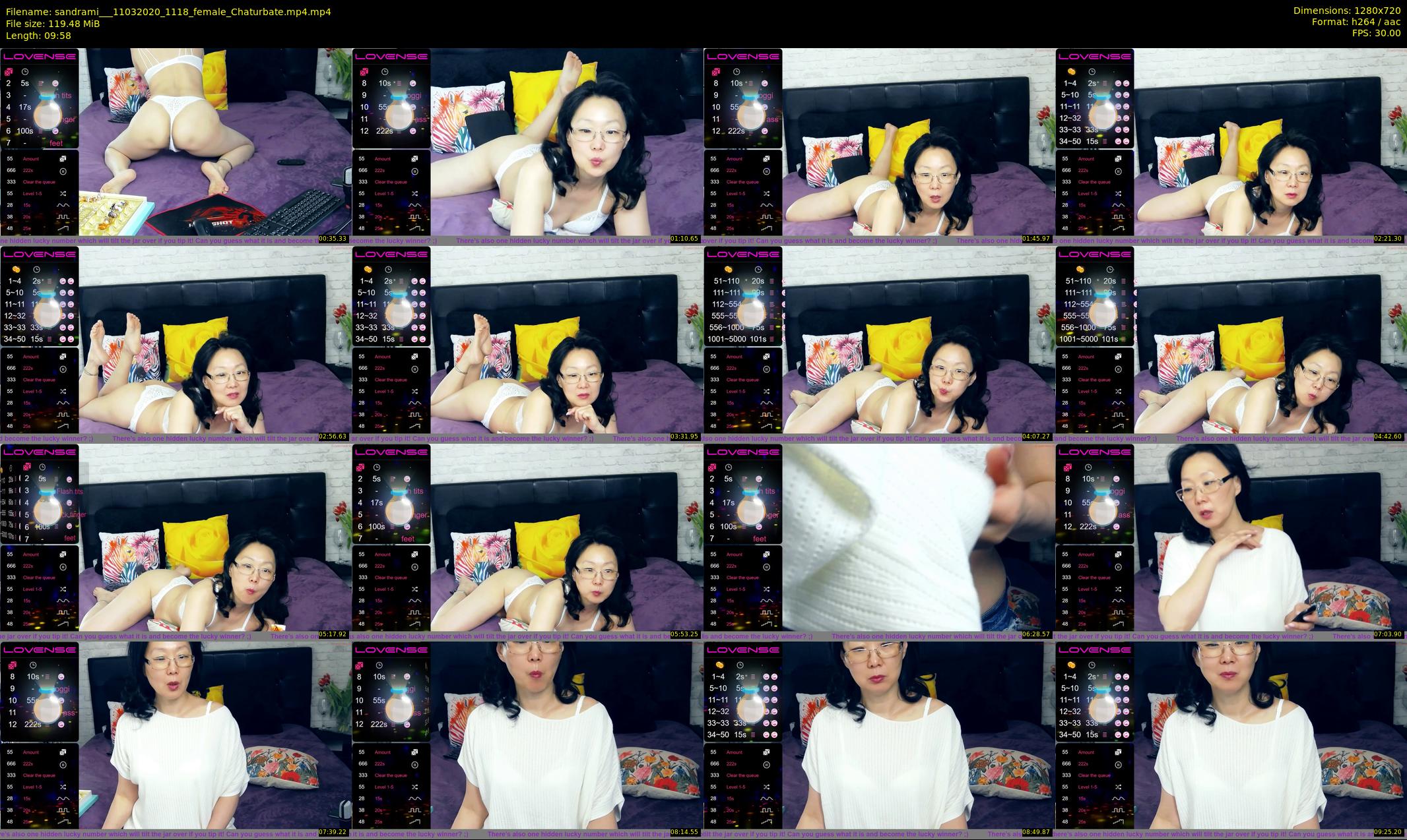 sandrami__ — 10 minute Chaturbate female cam show recording, 720p, Mar 11, 2020