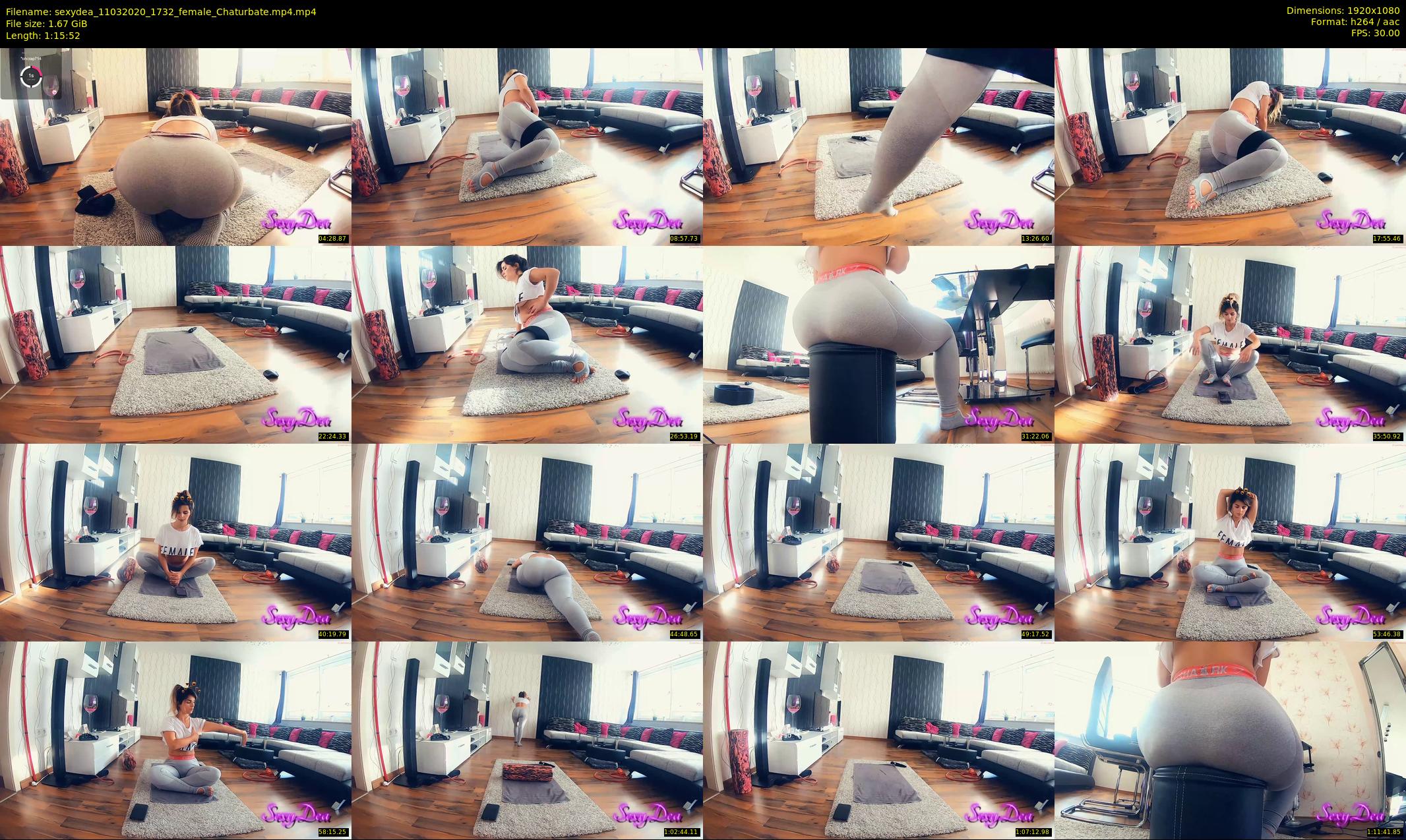 sexydea — 76 minute Chaturbate female cam show recording, 1080p, Mar 11, 2020