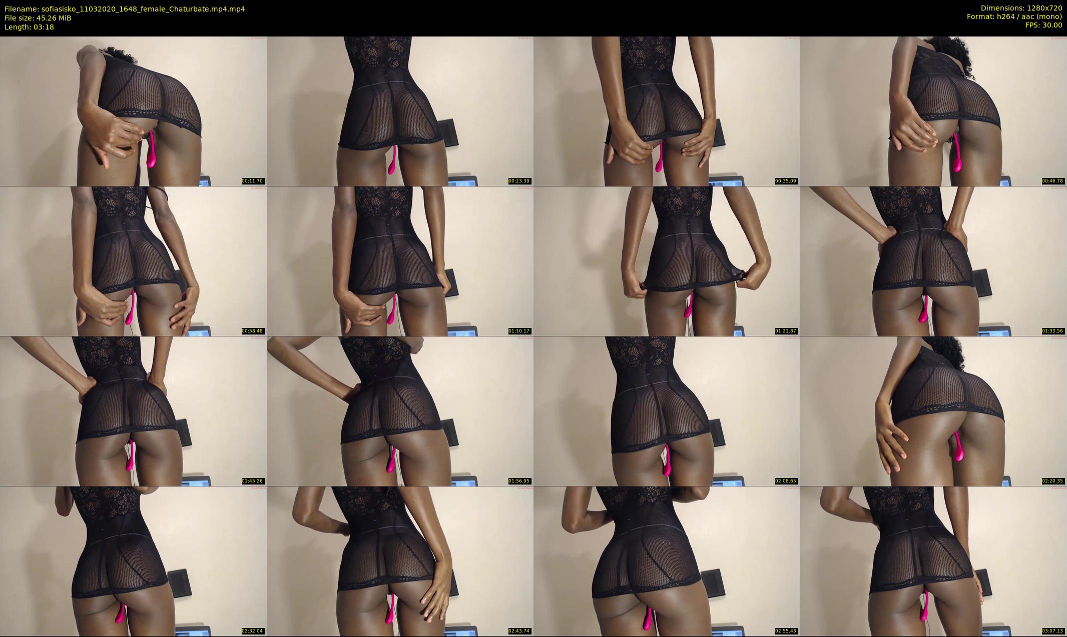 sofiasisko — 4 minute Chaturbate female cam show recording, 720p, Mar 11, 2020