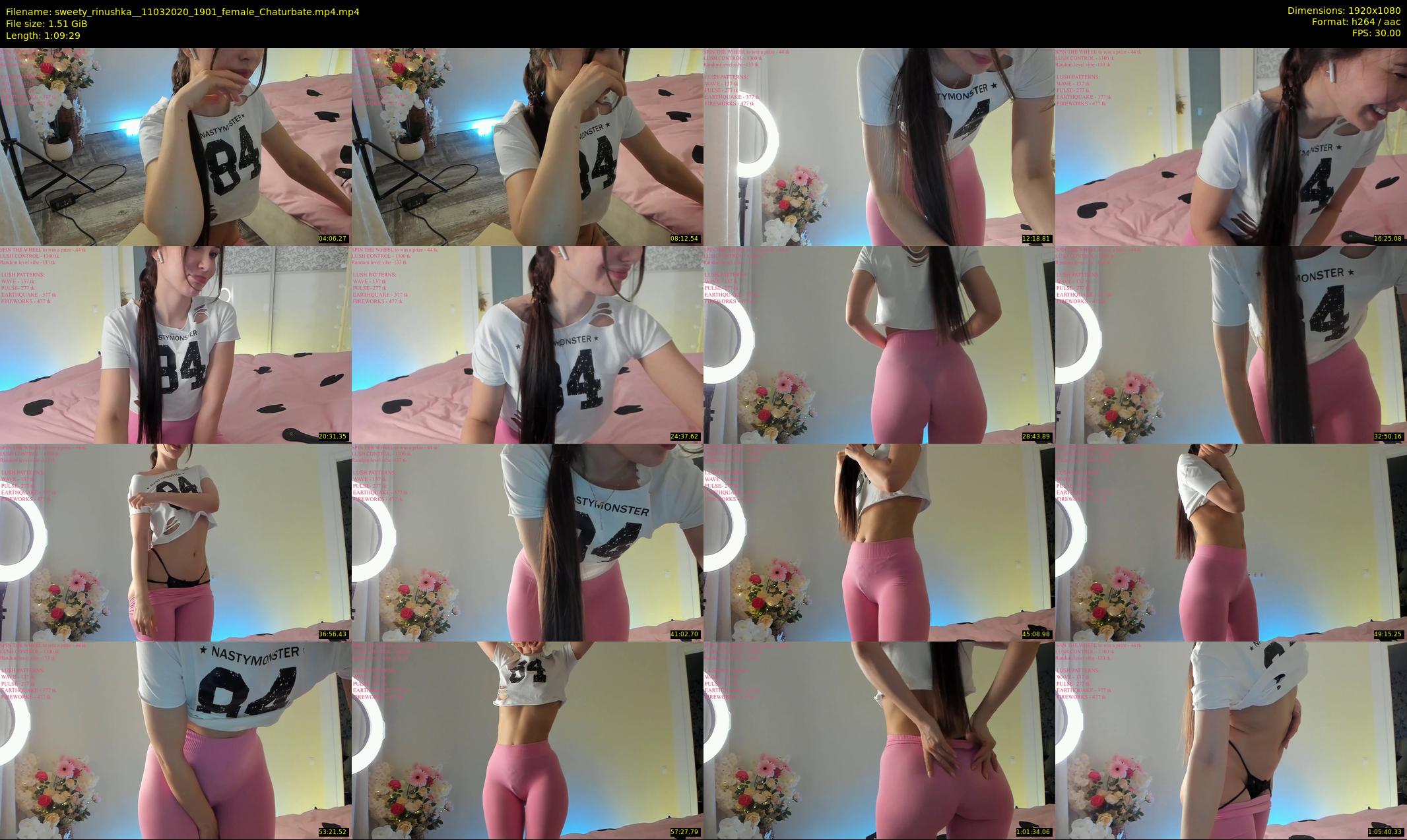 sweety_rinushka_ — 70 minute Chaturbate female cam show recording, 1080p, Mar 11, 2020