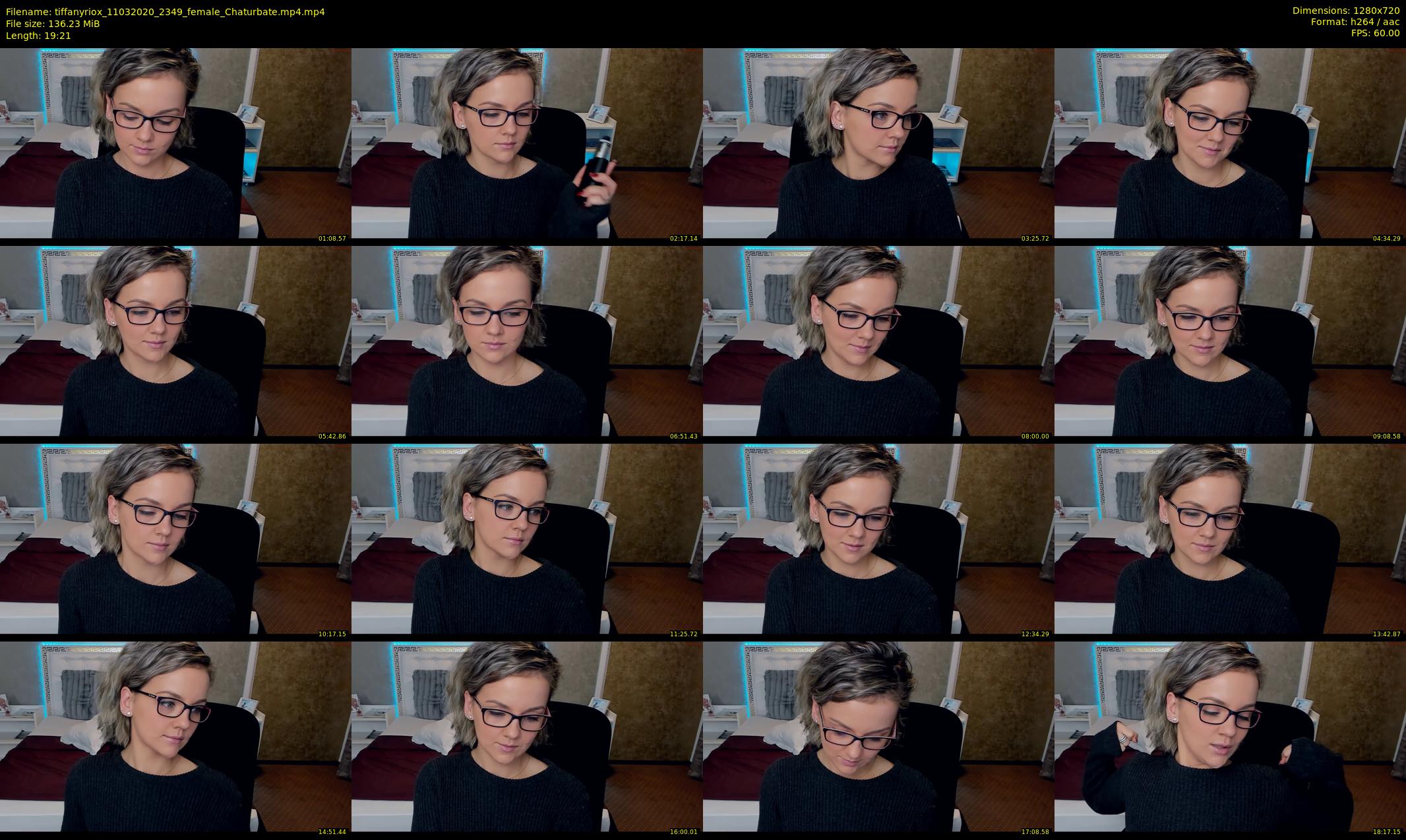tiffanyriox — 20 minute Chaturbate female cam show recording, 720p, Mar 11, 2020